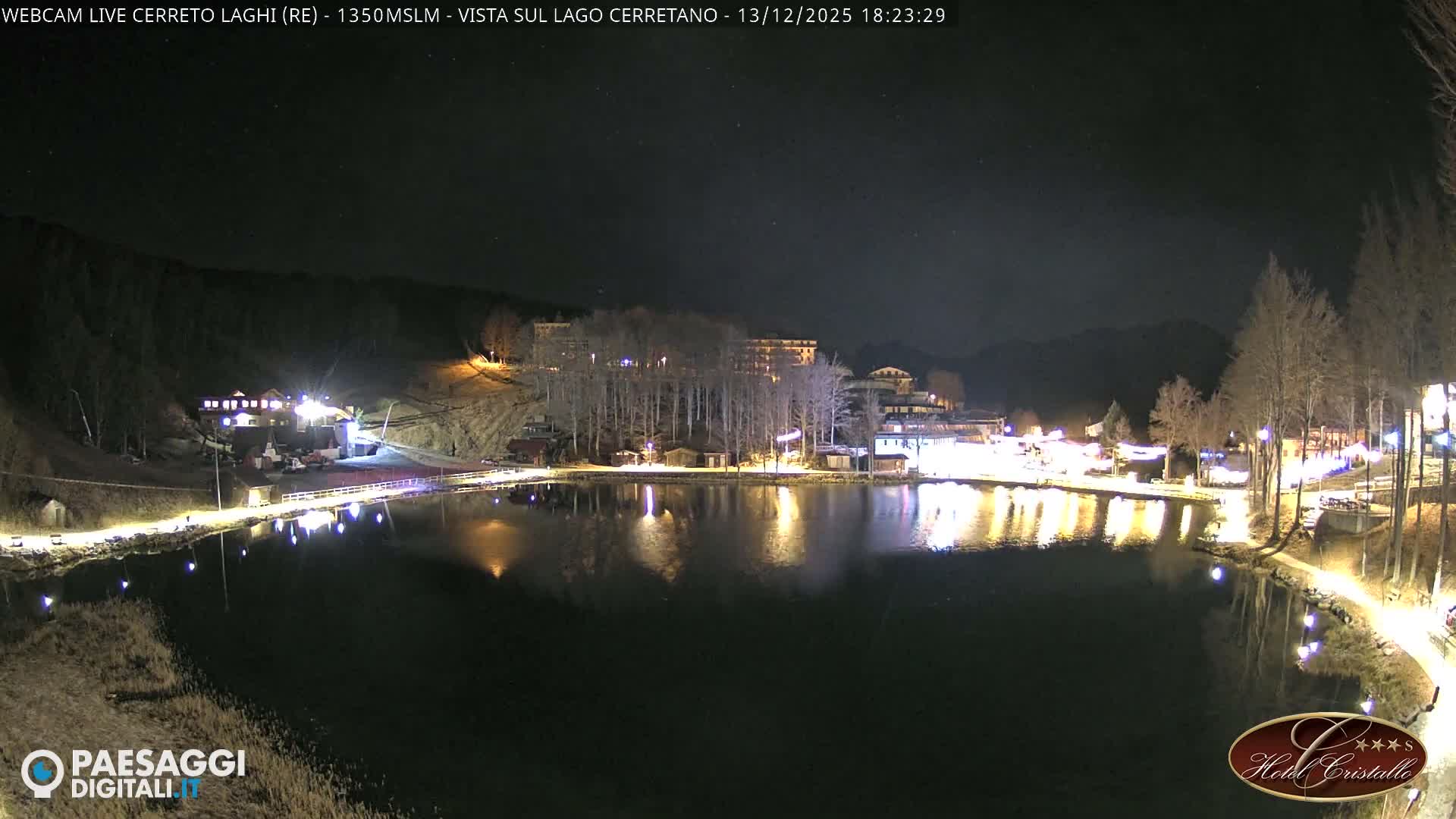 Cerreto Laghi Lake & Alpe di Succiso (Alp of Succiso Mount) Panaromic Live Cam -  Reggio Emilia, Emilia-Romagna, Italy