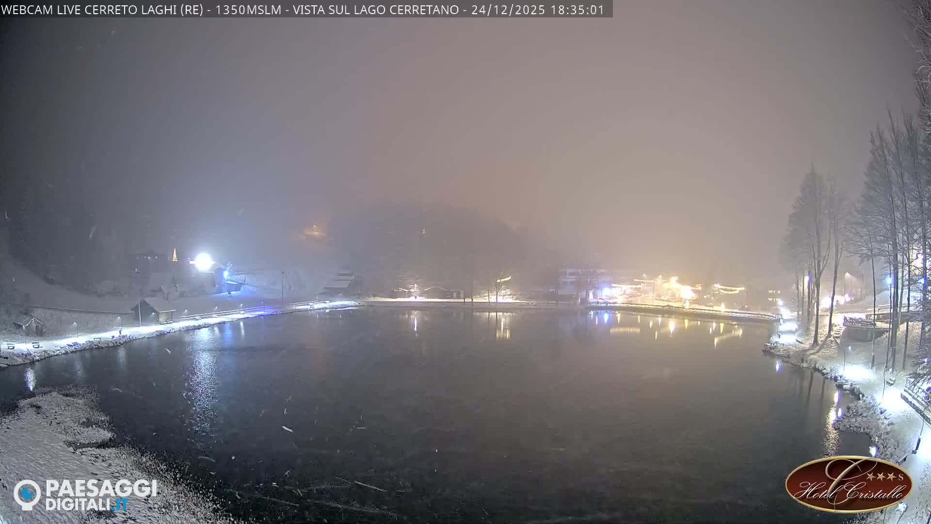 Cerreto Laghi Lake & Alpe di Succiso (Alp of Succiso Mount) Panaromic Live Cam -  Reggio Emilia, Emilia-Romagna, Italy