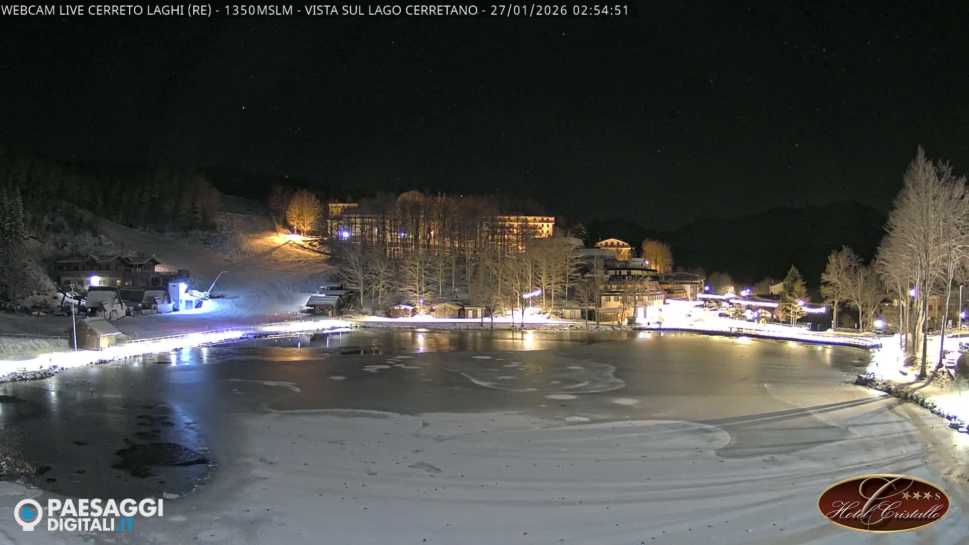 Cerreto Laghi Lake & Alpe di Succiso (Alp of Succiso Mount) Panaromic Live Cam -  Reggio Emilia, Emilia-Romagna, Italy