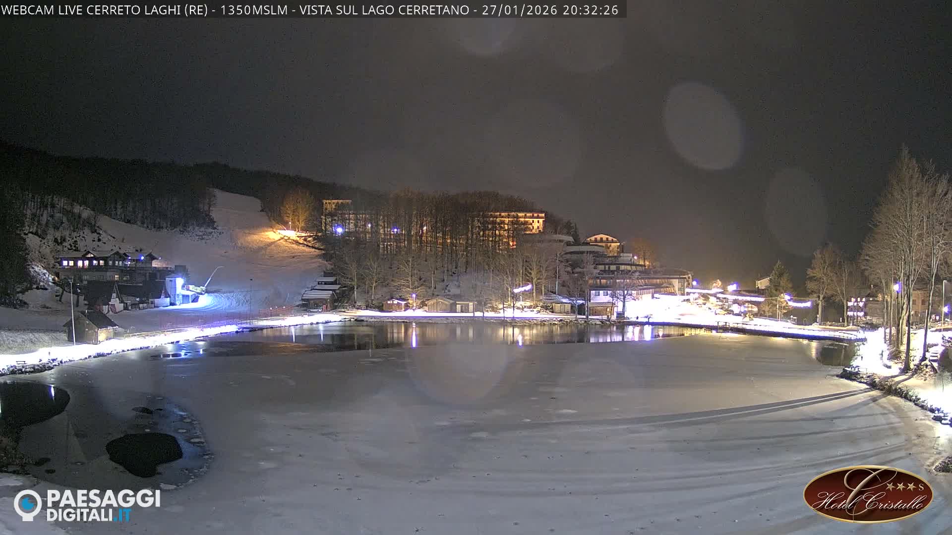 Cerreto Laghi Lake & Alpe di Succiso (Alp of Succiso Mount) Panaromic Live Cam -  Reggio Emilia, Emilia-Romagna, Italy