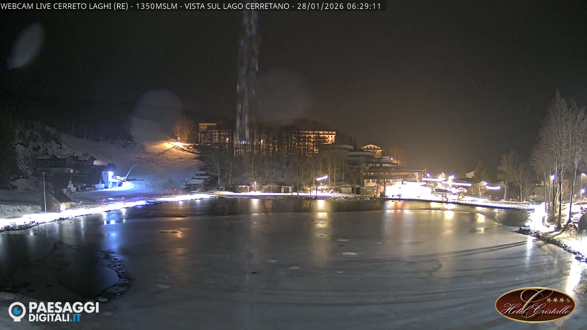 Cerreto Laghi Lake & Alpe di Succiso (Alp of Succiso Mount) Panaromic Live Cam -  Reggio Emilia, Emilia-Romagna, Italy