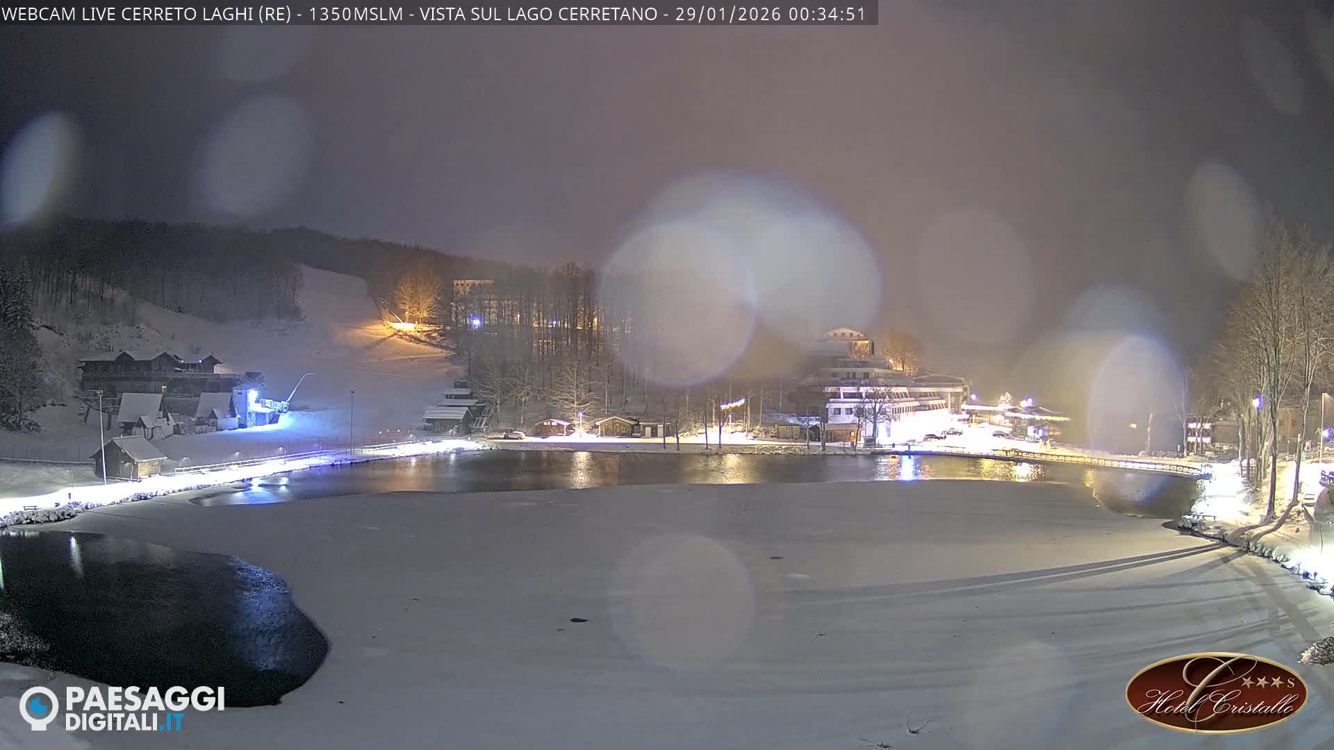 Cerreto Laghi Lake & Alpe di Succiso (Alp of Succiso Mount) Panaromic Live Cam -  Reggio Emilia, Emilia-Romagna, Italy