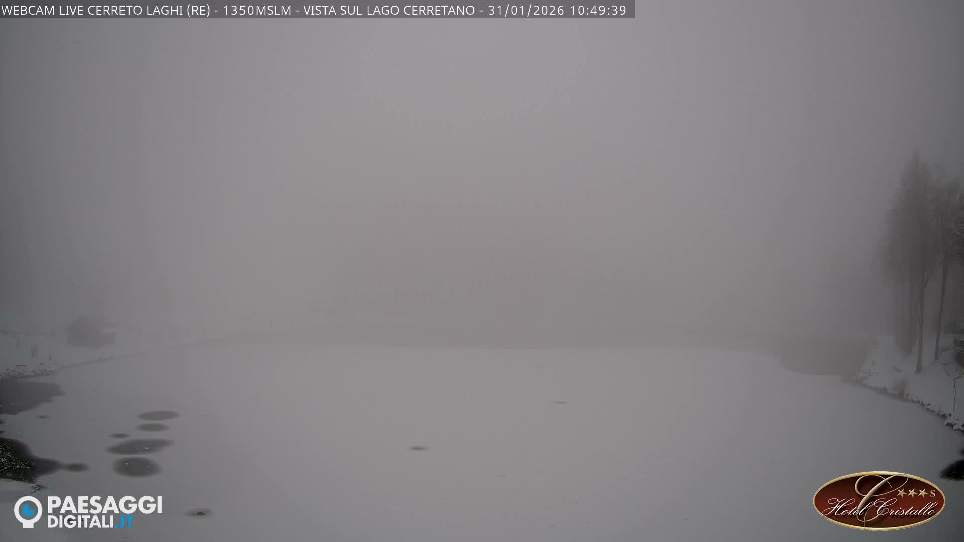 Cerreto Laghi Lake & Alpe di Succiso (Alp of Succiso Mount) Panaromic Live Cam -  Reggio Emilia, Emilia-Romagna, Italy