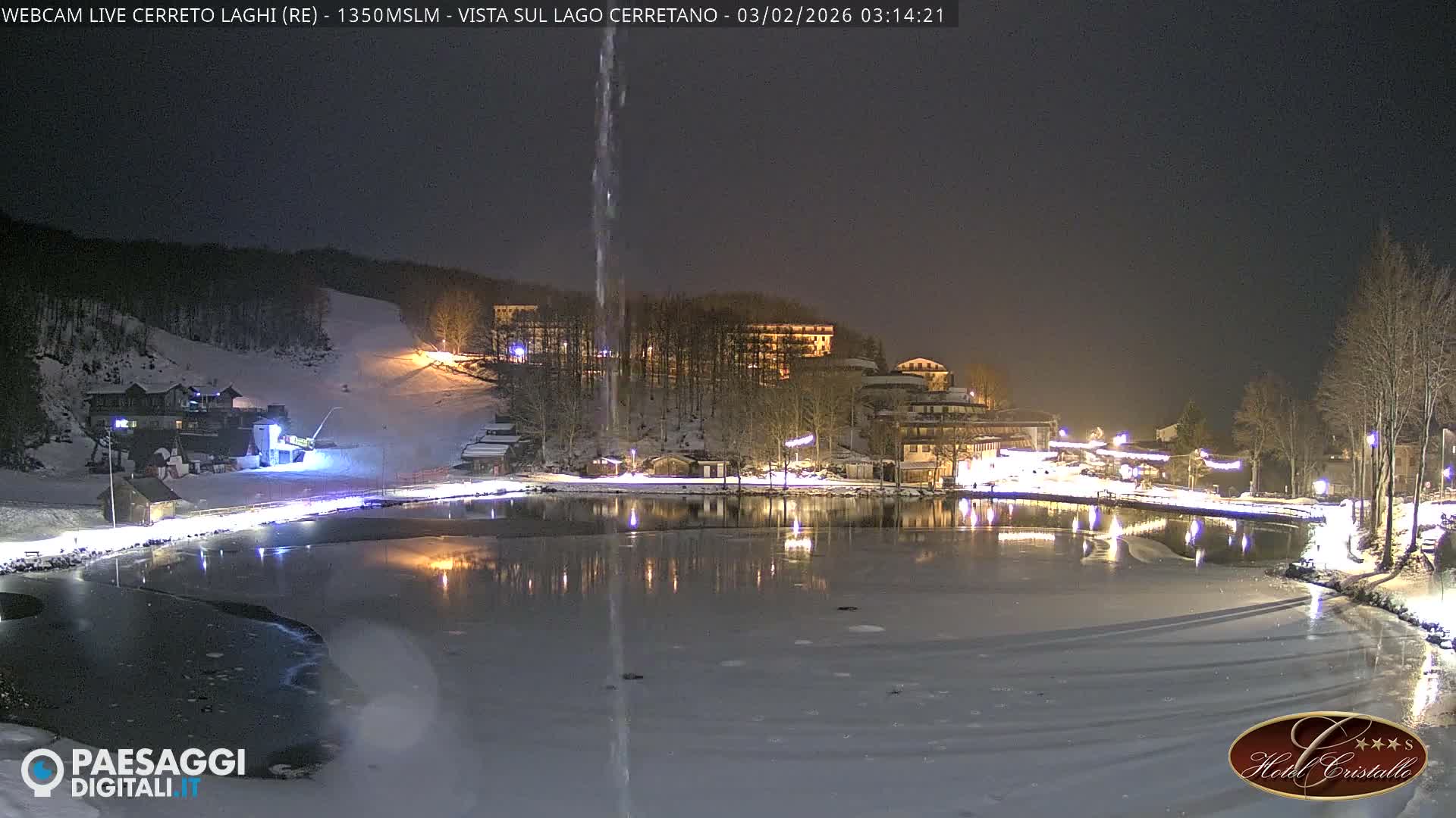 Cerreto Laghi Lake & Alpe di Succiso (Alp of Succiso Mount) Panaromic Live Cam -  Reggio Emilia, Emilia-Romagna, Italy