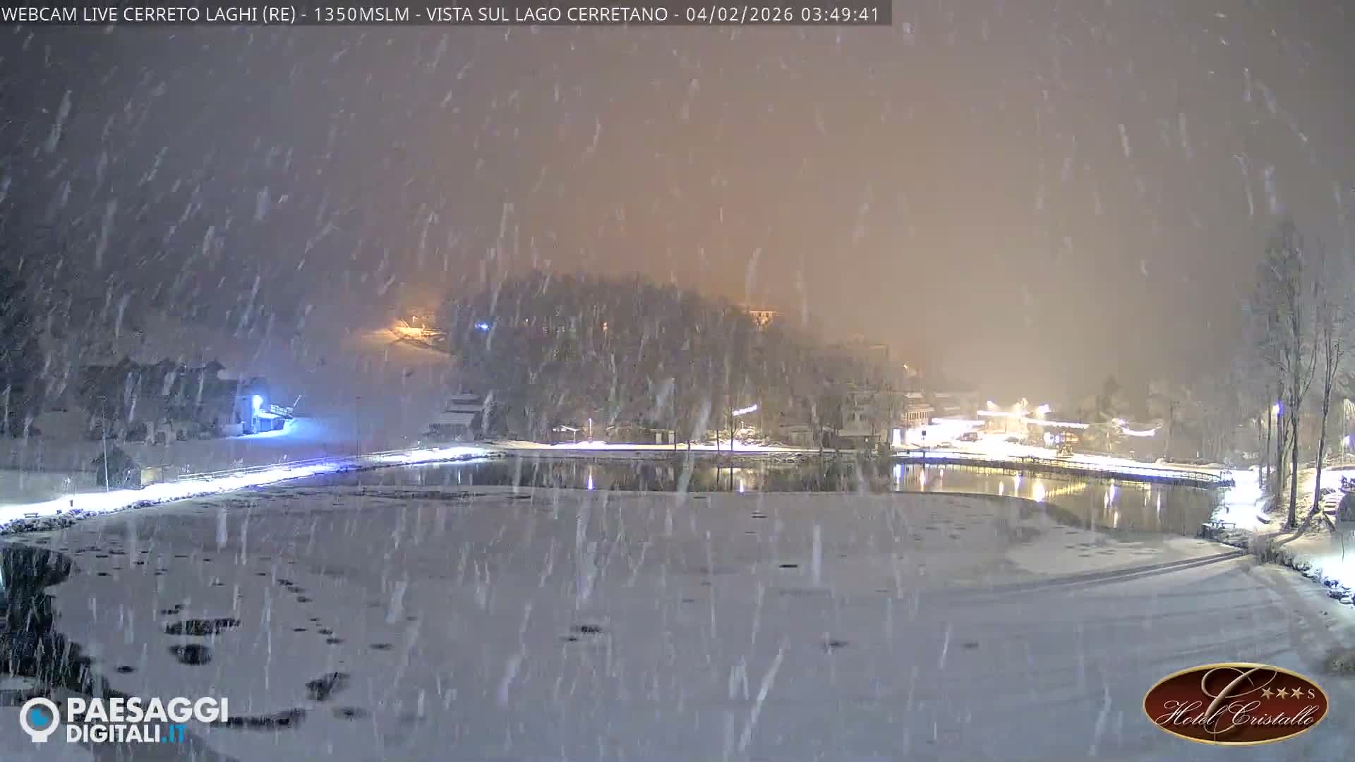 Cerreto Laghi Lake & Alpe di Succiso (Alp of Succiso Mount) Panaromic Live Cam -  Reggio Emilia, Emilia-Romagna, Italy