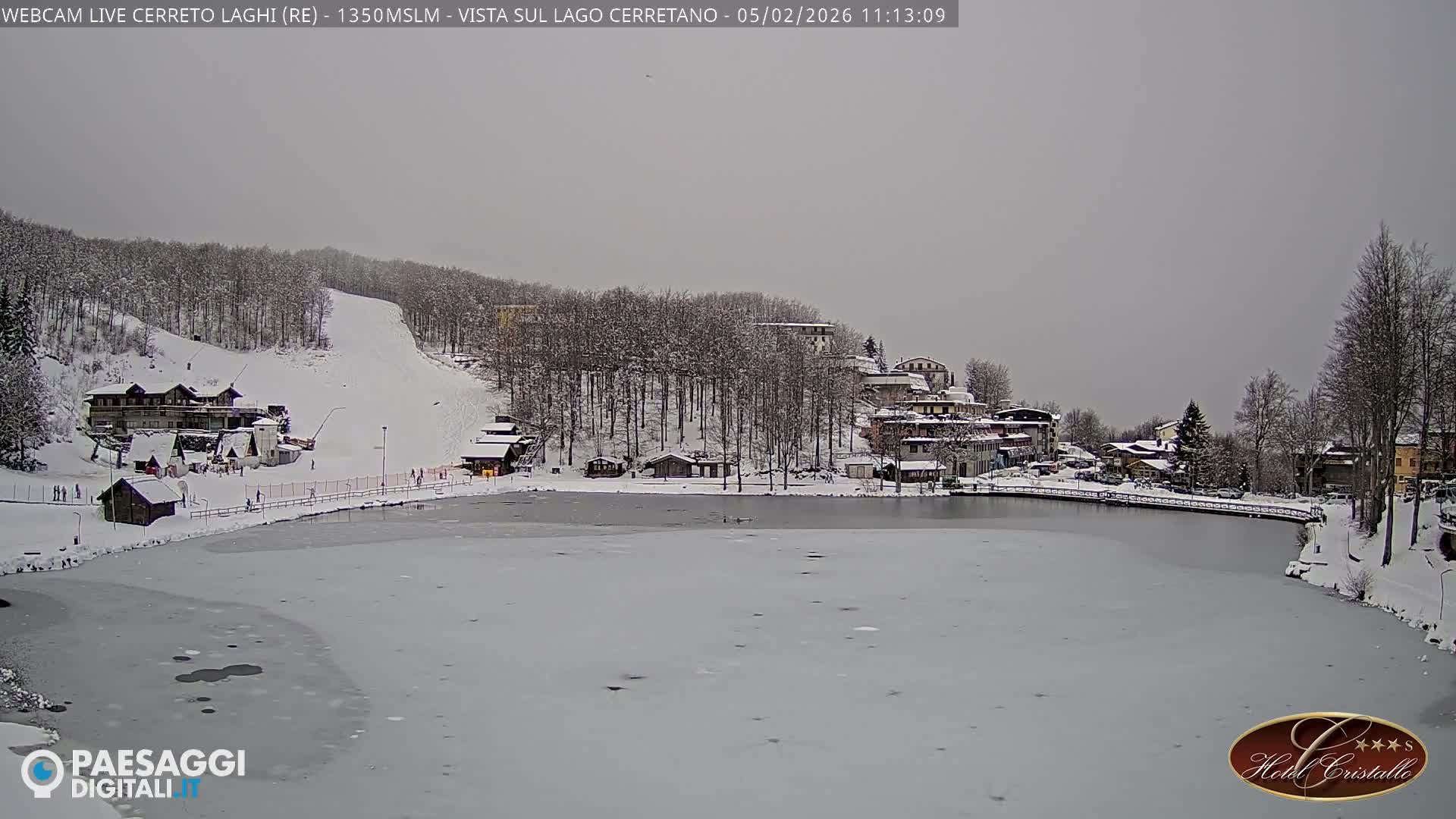 Cerreto Laghi Lake & Alpe di Succiso (Alp of Succiso Mount) Panaromic Live Cam -  Reggio Emilia, Emilia-Romagna, Italy