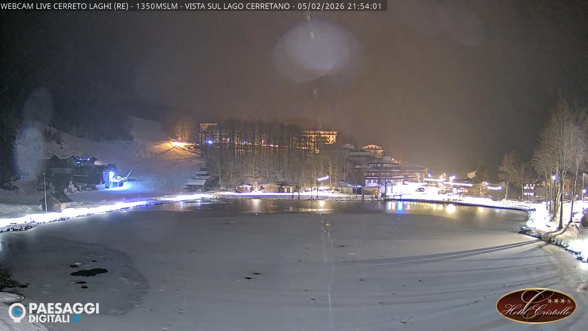 Cerreto Laghi Lake & Alpe di Succiso (Alp of Succiso Mount) Panaromic Live Cam -  Reggio Emilia, Emilia-Romagna, Italy