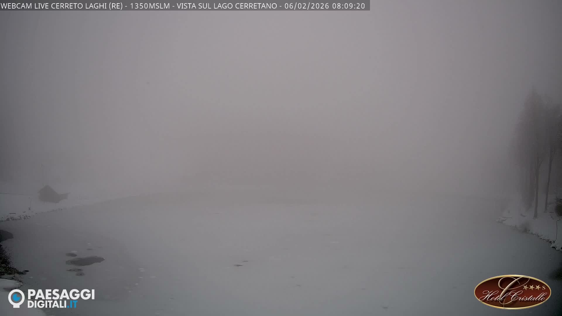 Cerreto Laghi Lake & Alpe di Succiso (Alp of Succiso Mount) Panaromic Live Cam -  Reggio Emilia, Emilia-Romagna, Italy