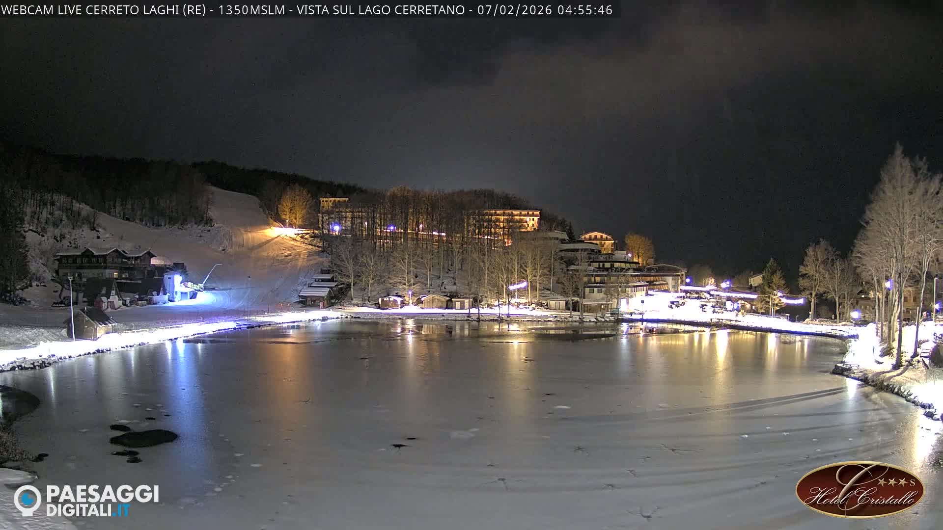 Cerreto Laghi Lake & Alpe di Succiso (Alp of Succiso Mount) Panaromic Live Cam -  Reggio Emilia, Emilia-Romagna, Italy