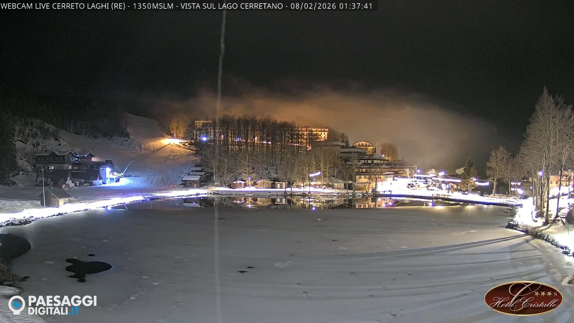 Cerreto Laghi Lake & Alpe di Succiso (Alp of Succiso Mount) Panaromic Live Cam -  Reggio Emilia, Emilia-Romagna, Italy
