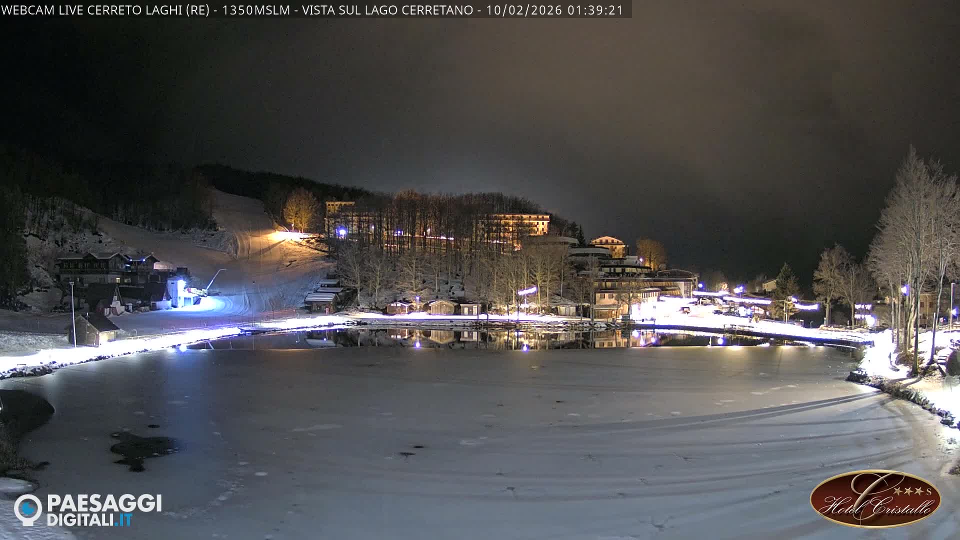 Cerreto Laghi Lake & Alpe di Succiso (Alp of Succiso Mount) Panaromic Live Cam -  Reggio Emilia, Emilia-Romagna, Italy