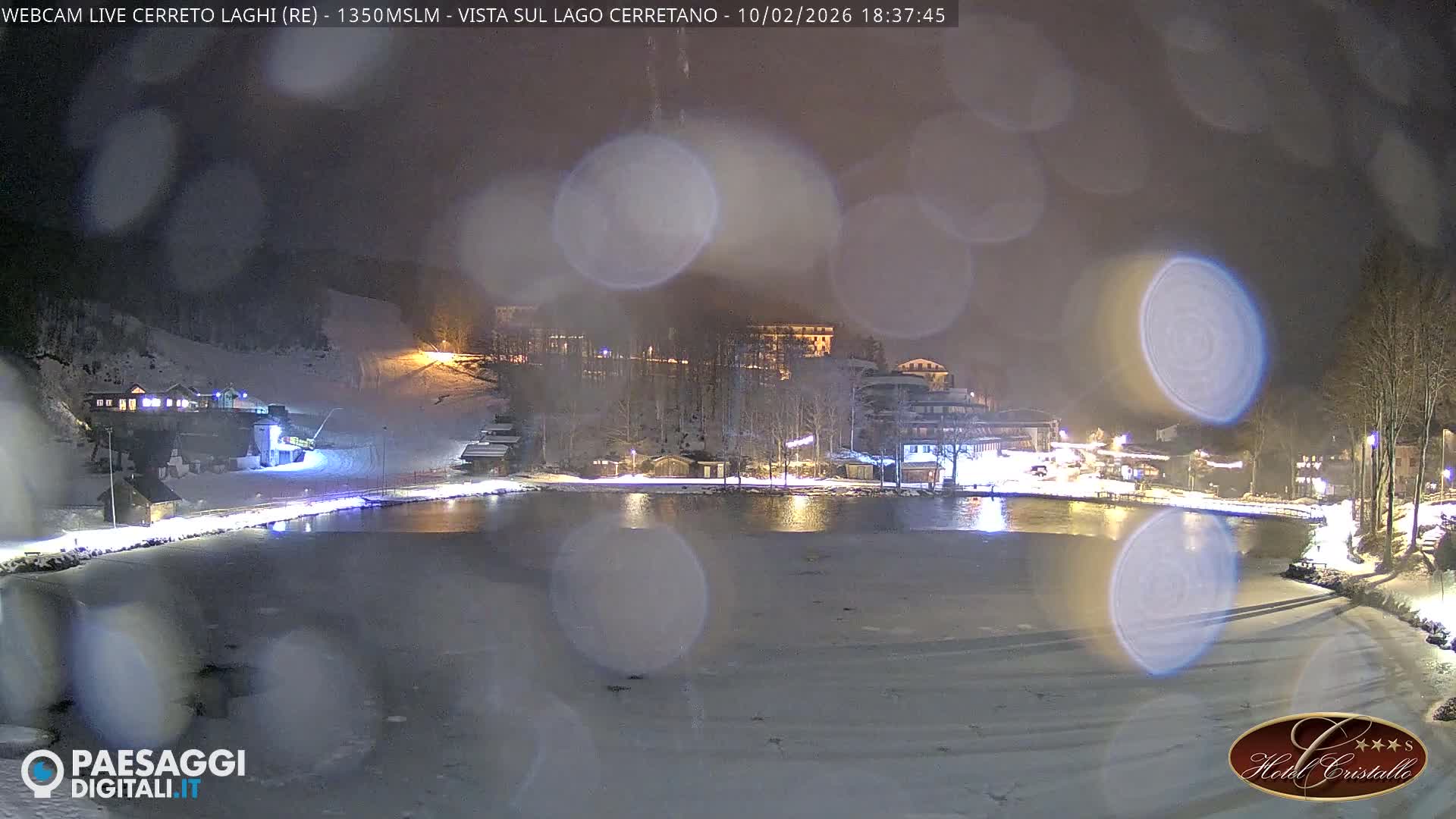 Cerreto Laghi Lake & Alpe di Succiso (Alp of Succiso Mount) Panaromic Live Cam -  Reggio Emilia, Emilia-Romagna, Italy