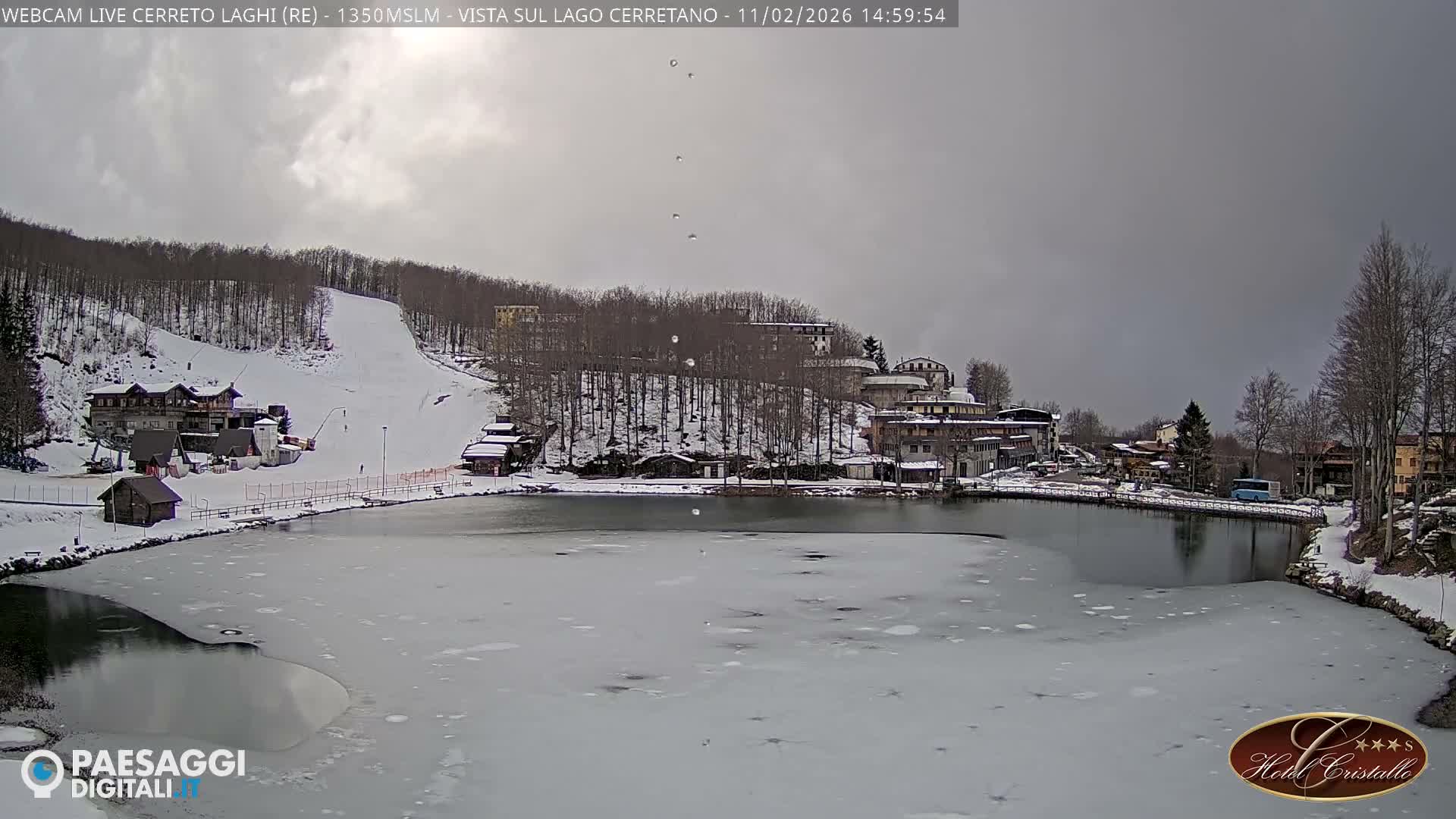 Cerreto Laghi Lake & Alpe di Succiso (Alp of Succiso Mount) Panaromic Live Cam -  Reggio Emilia, Emilia-Romagna, Italy