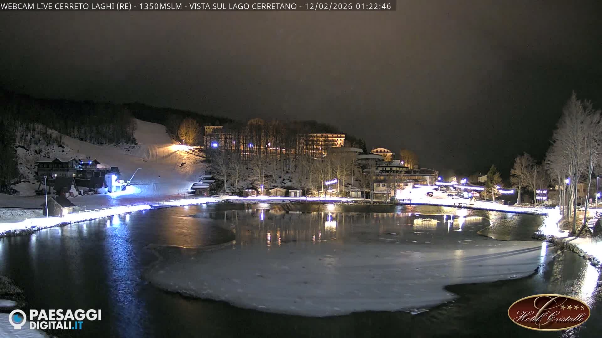 Cerreto Laghi Lake & Alpe di Succiso (Alp of Succiso Mount) Panaromic Live Cam -  Reggio Emilia, Emilia-Romagna, Italy