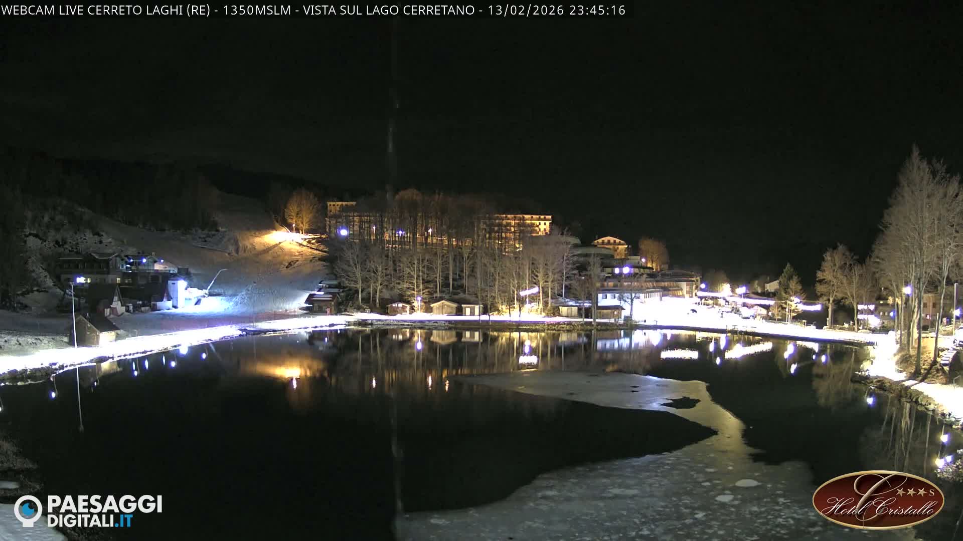 Cerreto Laghi Lake & Alpe di Succiso (Alp of Succiso Mount) Panaromic Live Cam -  Reggio Emilia, Emilia-Romagna, Italy