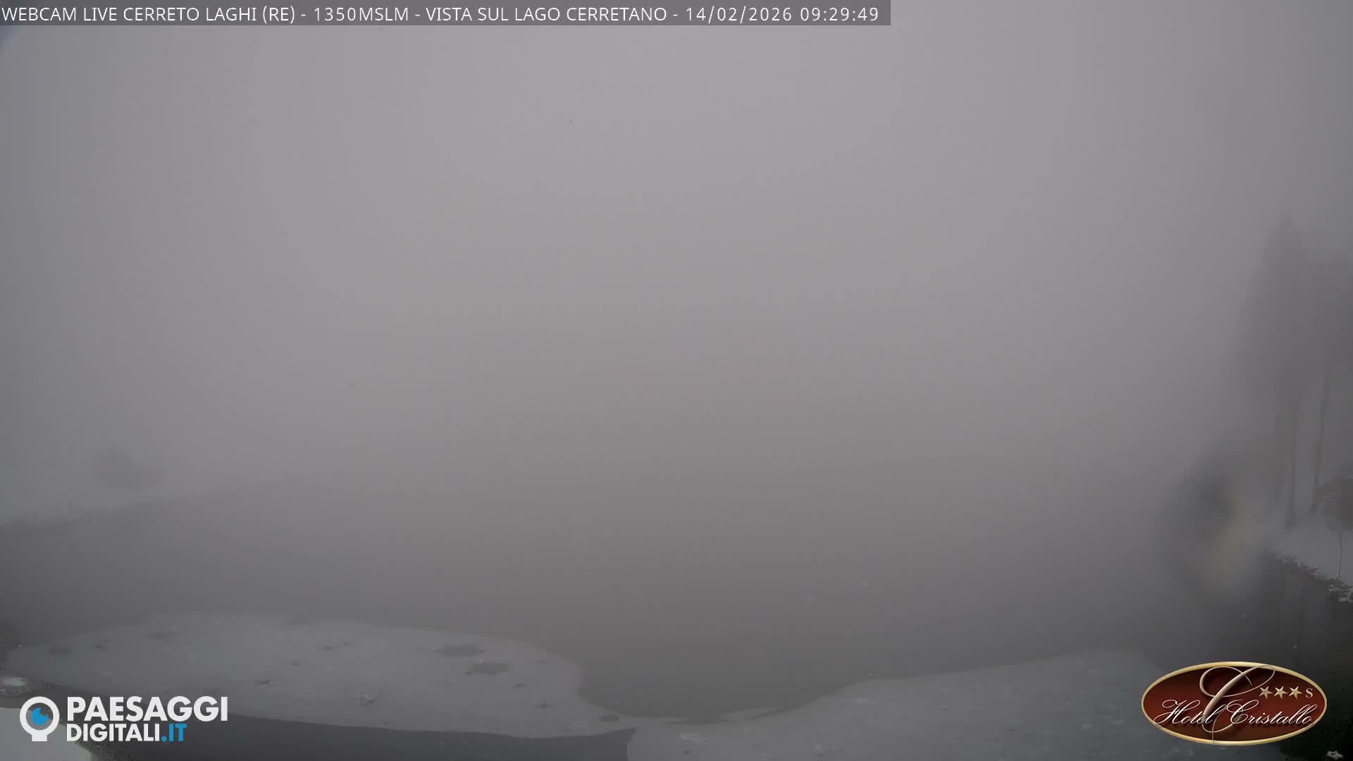 Cerreto Laghi Lake & Alpe di Succiso (Alp of Succiso Mount) Panaromic Live Cam -  Reggio Emilia, Emilia-Romagna, Italy