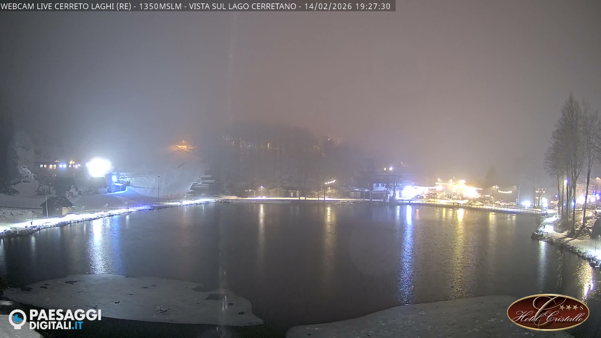Cerreto Laghi Lake & Alpe di Succiso (Alp of Succiso Mount) Panaromic Live Cam -  Reggio Emilia, Emilia-Romagna, Italy