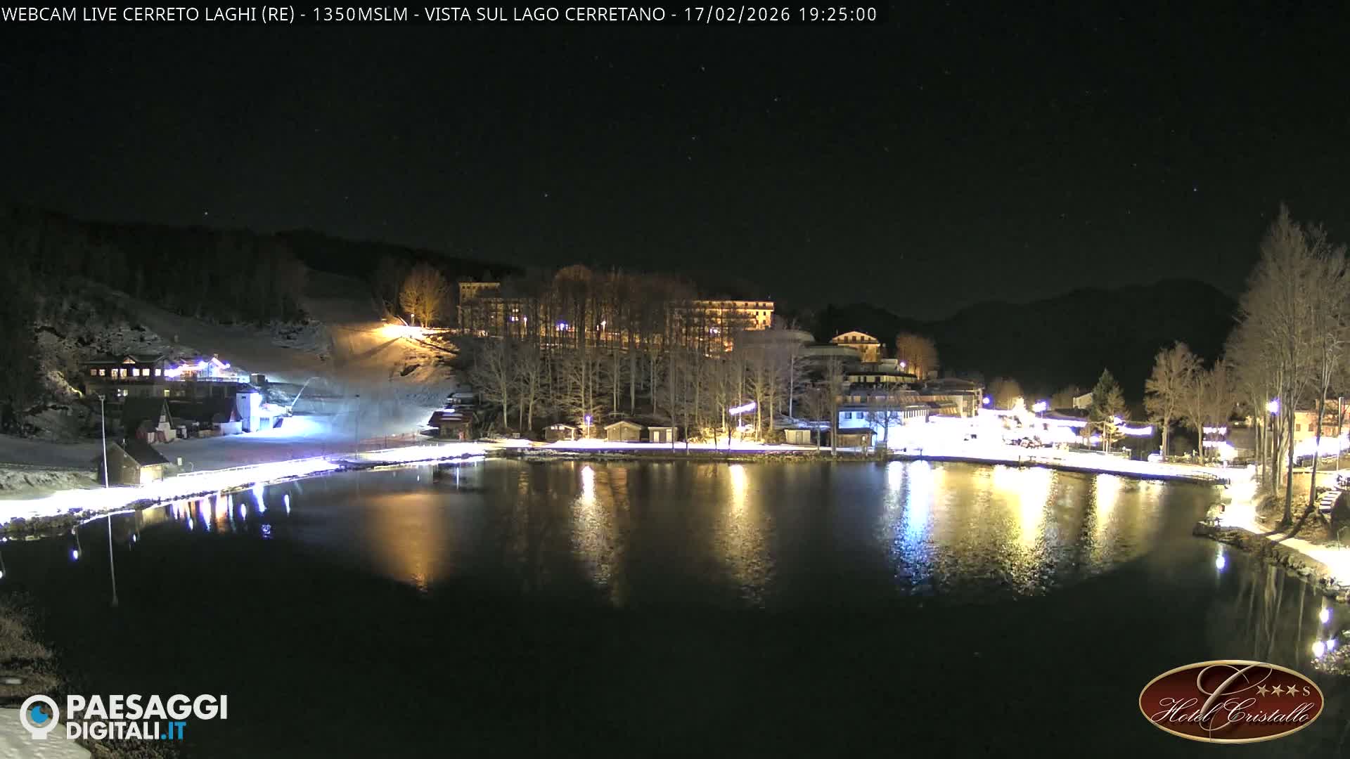 Cerreto Laghi Lake & Alpe di Succiso (Alp of Succiso Mount) Panaromic Live Cam -  Reggio Emilia, Emilia-Romagna, Italy