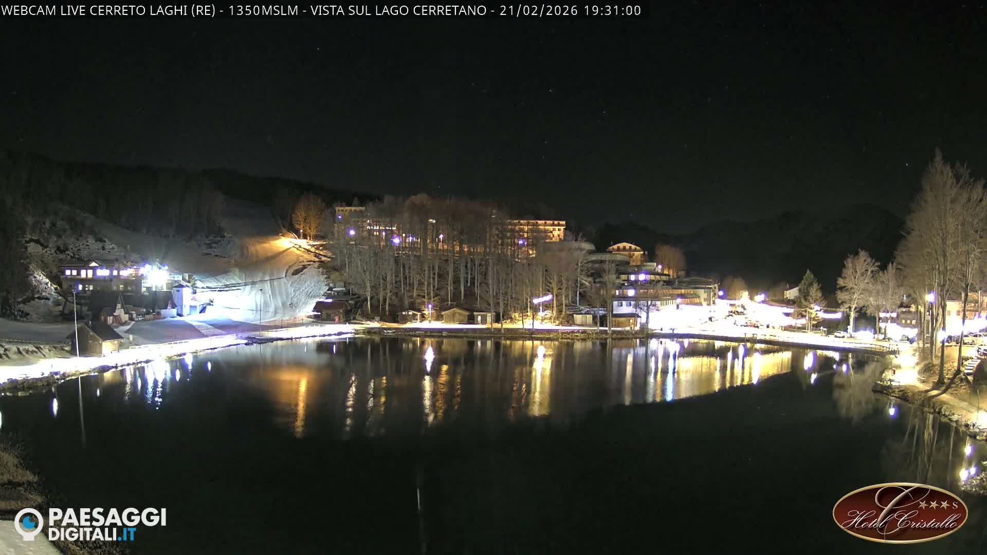 Cerreto Laghi Lake & Alpe di Succiso (Alp of Succiso Mount) Panaromic Live Cam -  Reggio Emilia, Emilia-Romagna, Italy