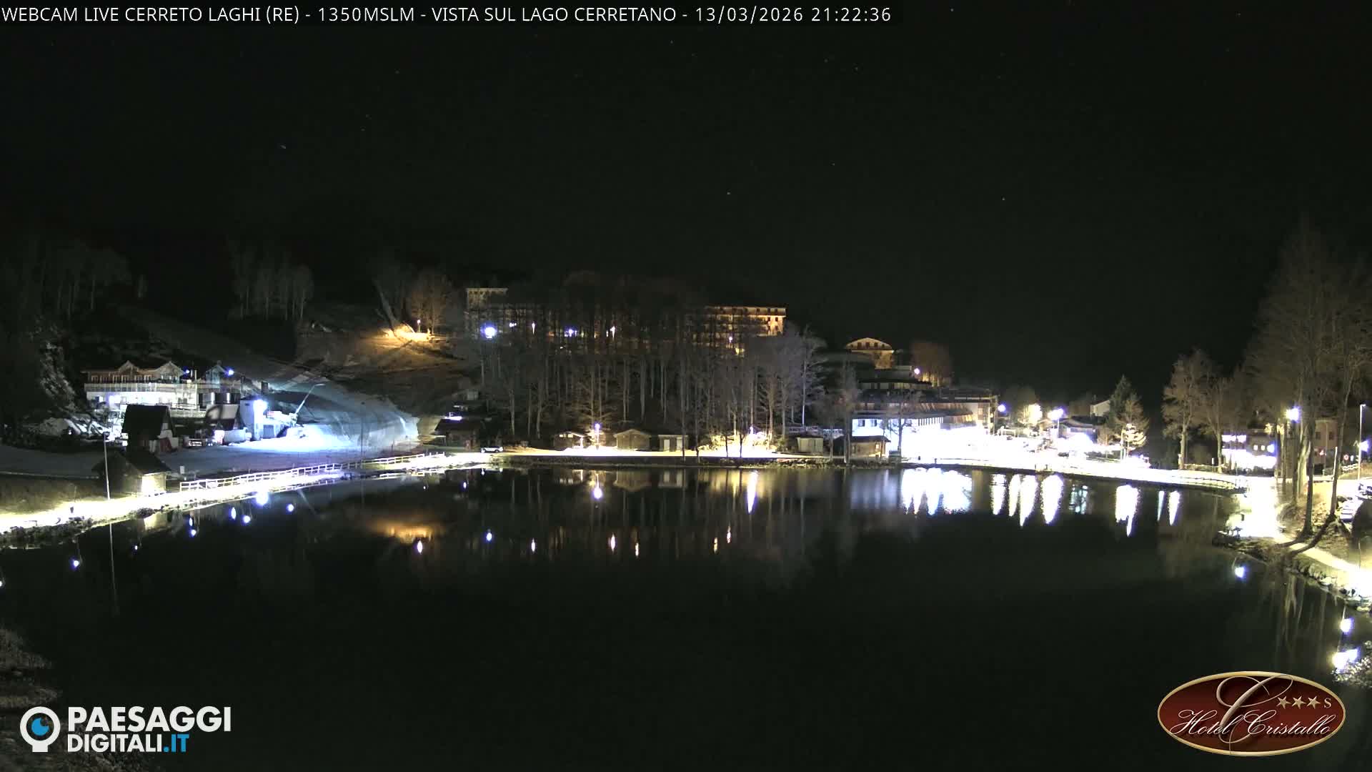 Cerreto Laghi Lake & Alpe di Succiso (Alp of Succiso Mount) Panaromic Live Cam -  Reggio Emilia, Emilia-Romagna, Italy