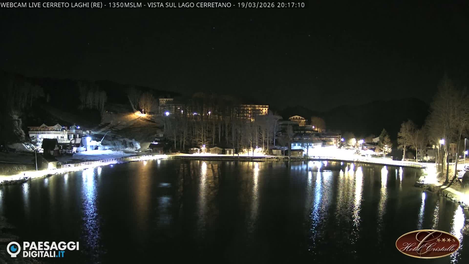 Cerreto Laghi Lake & Alpe di Succiso (Alp of Succiso Mount) Panaromic Live Cam -  Reggio Emilia, Emilia-Romagna, Italy