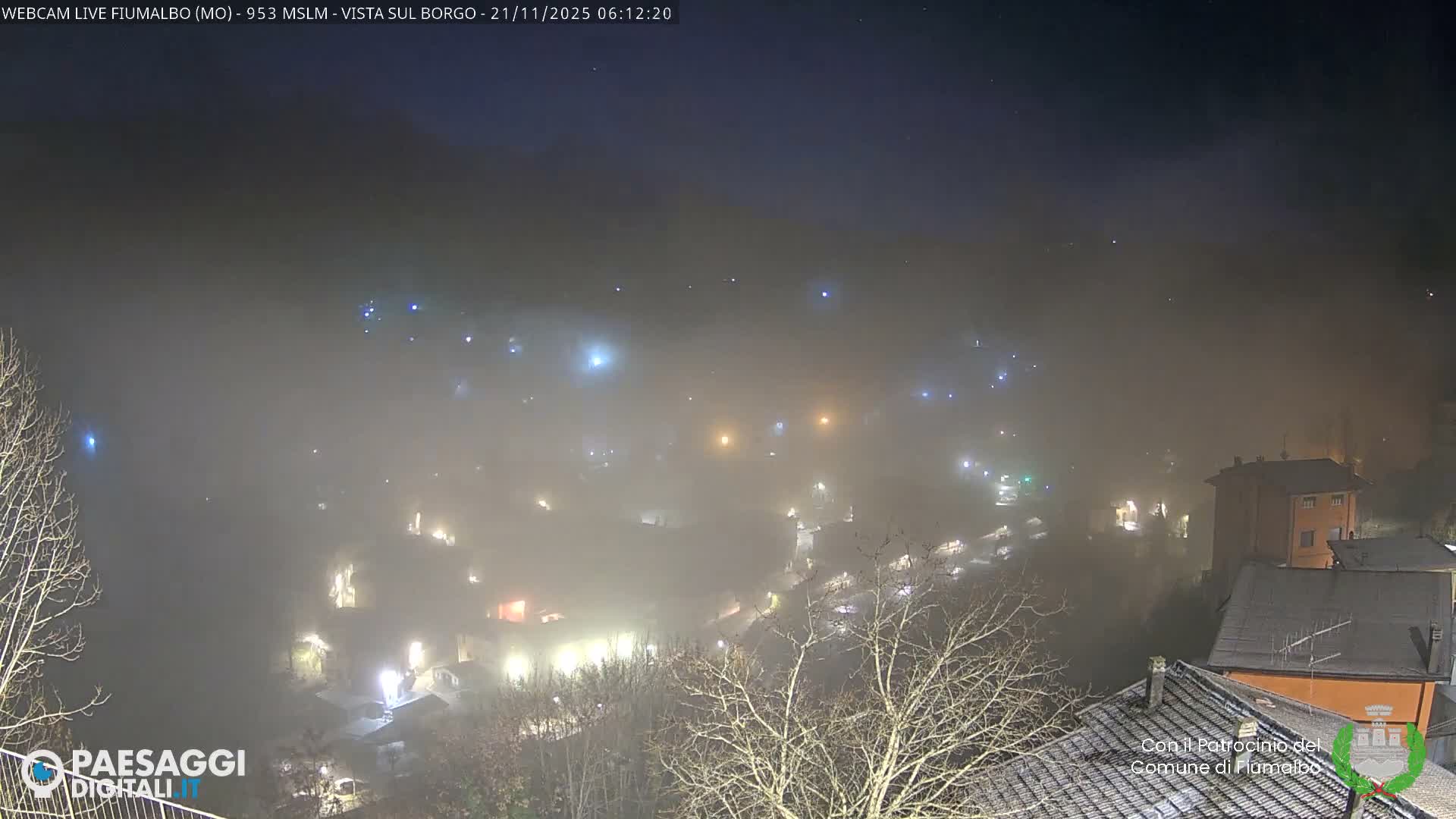 Fiumalbo -Dogana Village (Comune) Skyline Live Cam - Modena, Emilia-Romagna, Italia