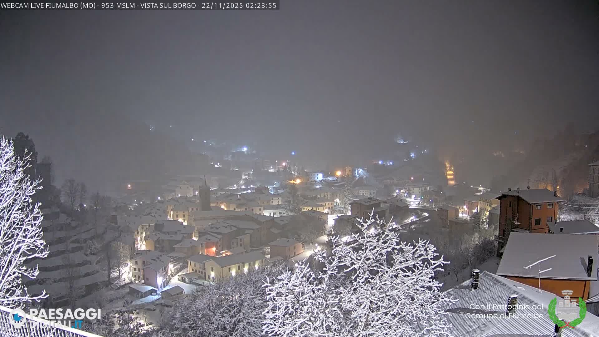Fiumalbo -Dogana Village (Comune) Skyline Live Cam - Modena, Emilia-Romagna, Italia