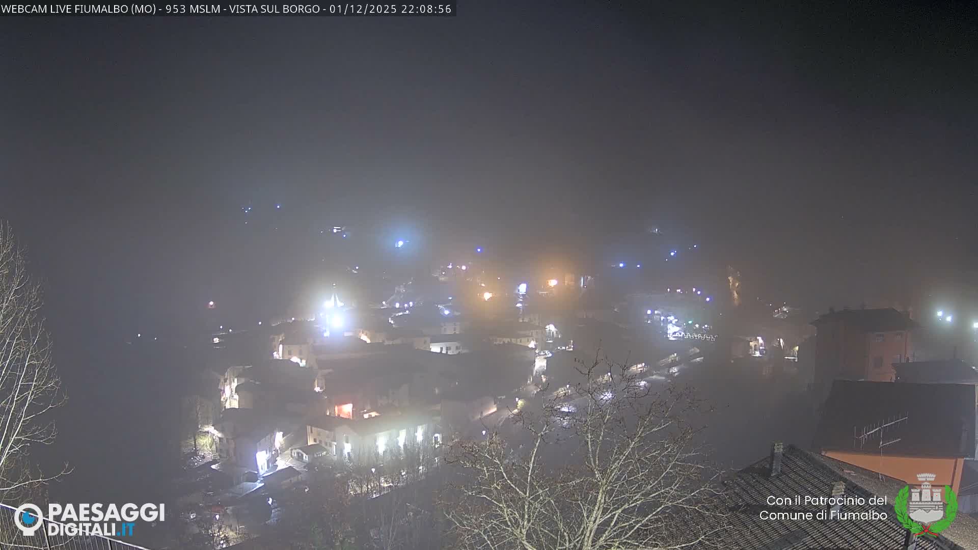 Fiumalbo -Dogana Village (Comune) Skyline Live Cam - Modena, Emilia-Romagna, Italia