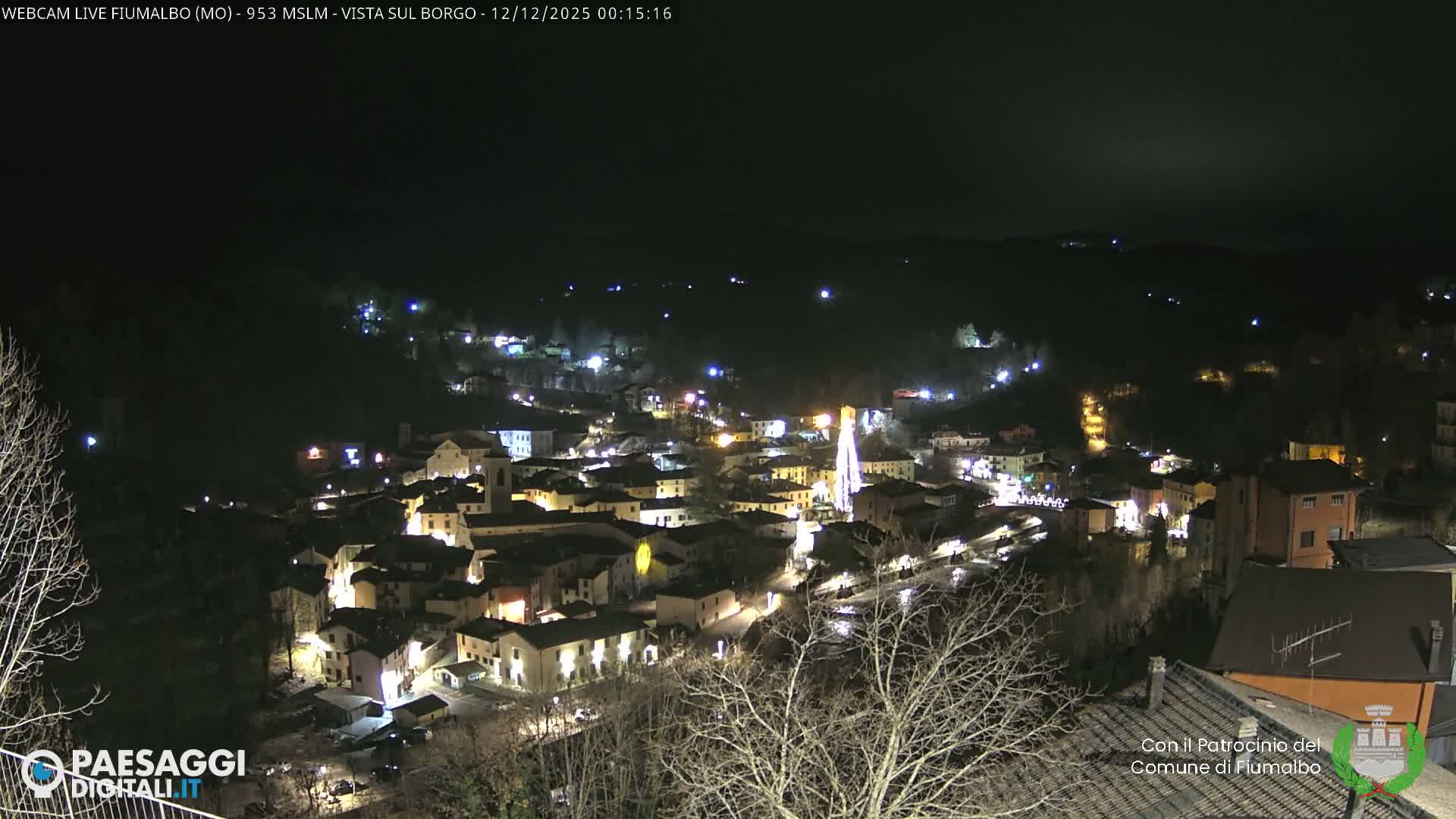 Fiumalbo -Dogana Village (Comune) Skyline Live Cam - Modena, Emilia-Romagna, Italia