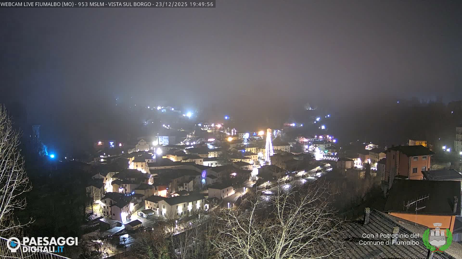 Fiumalbo -Dogana Village (Comune) Skyline Live Cam - Modena, Emilia-Romagna, Italia