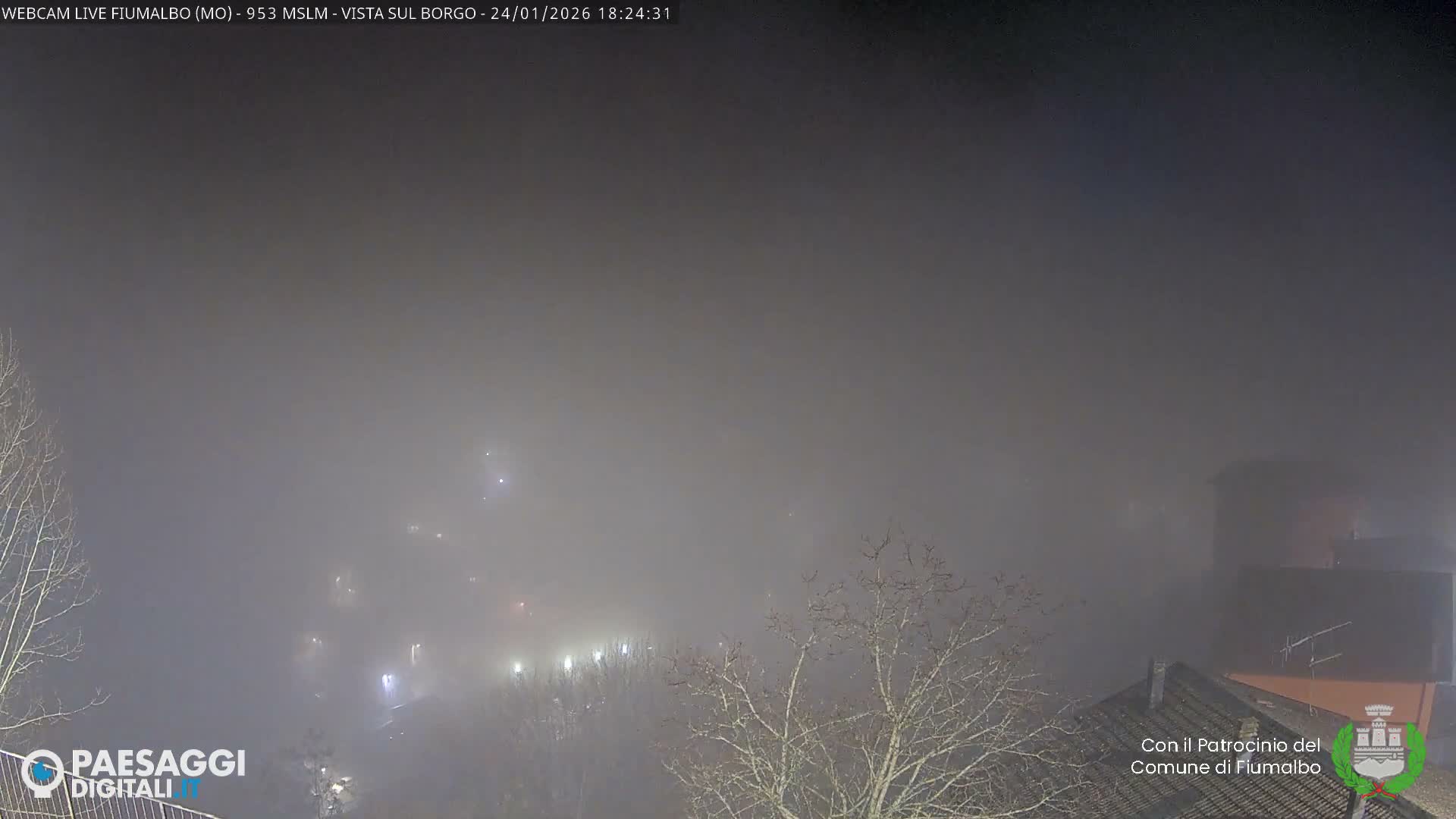 Fiumalbo -Dogana Village (Comune) Skyline Live Cam - Modena, Emilia-Romagna, Italia