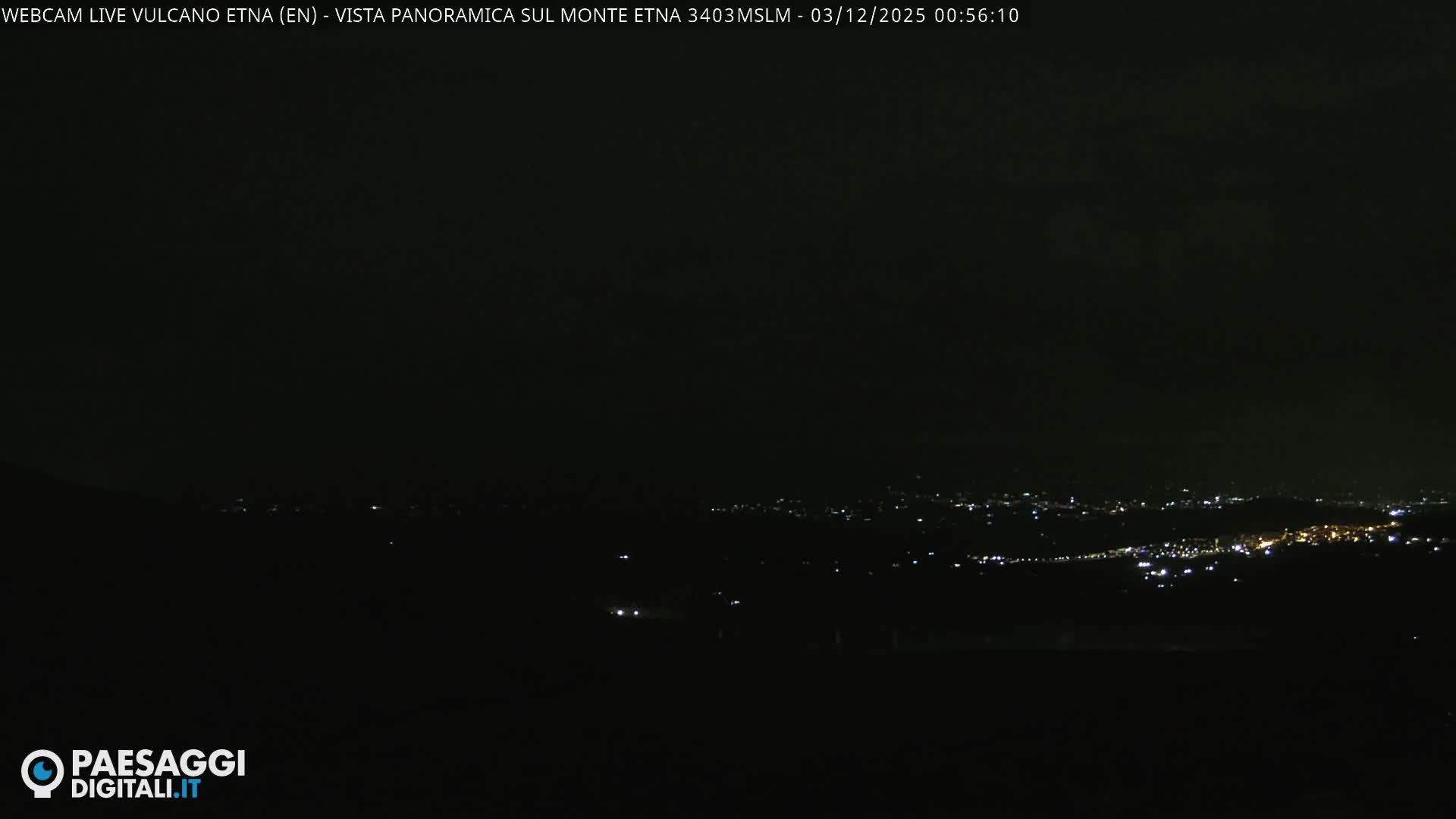 Etna Volcano , Monte Etna  & Agira City View Live Cam - Enna, Scily, Italy