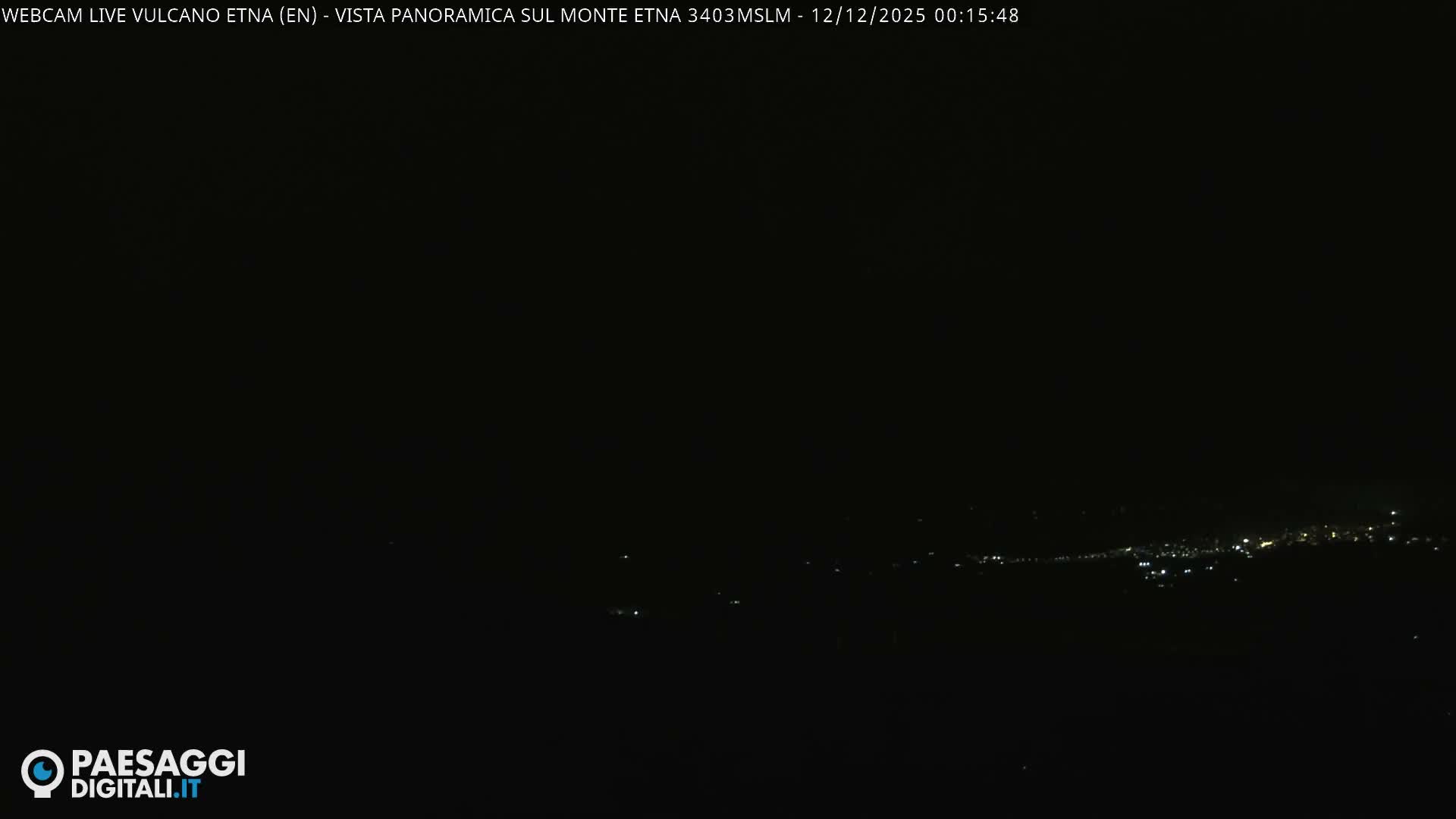 Etna Volcano , Monte Etna  & Agira City View Live Cam - Enna, Scily, Italy