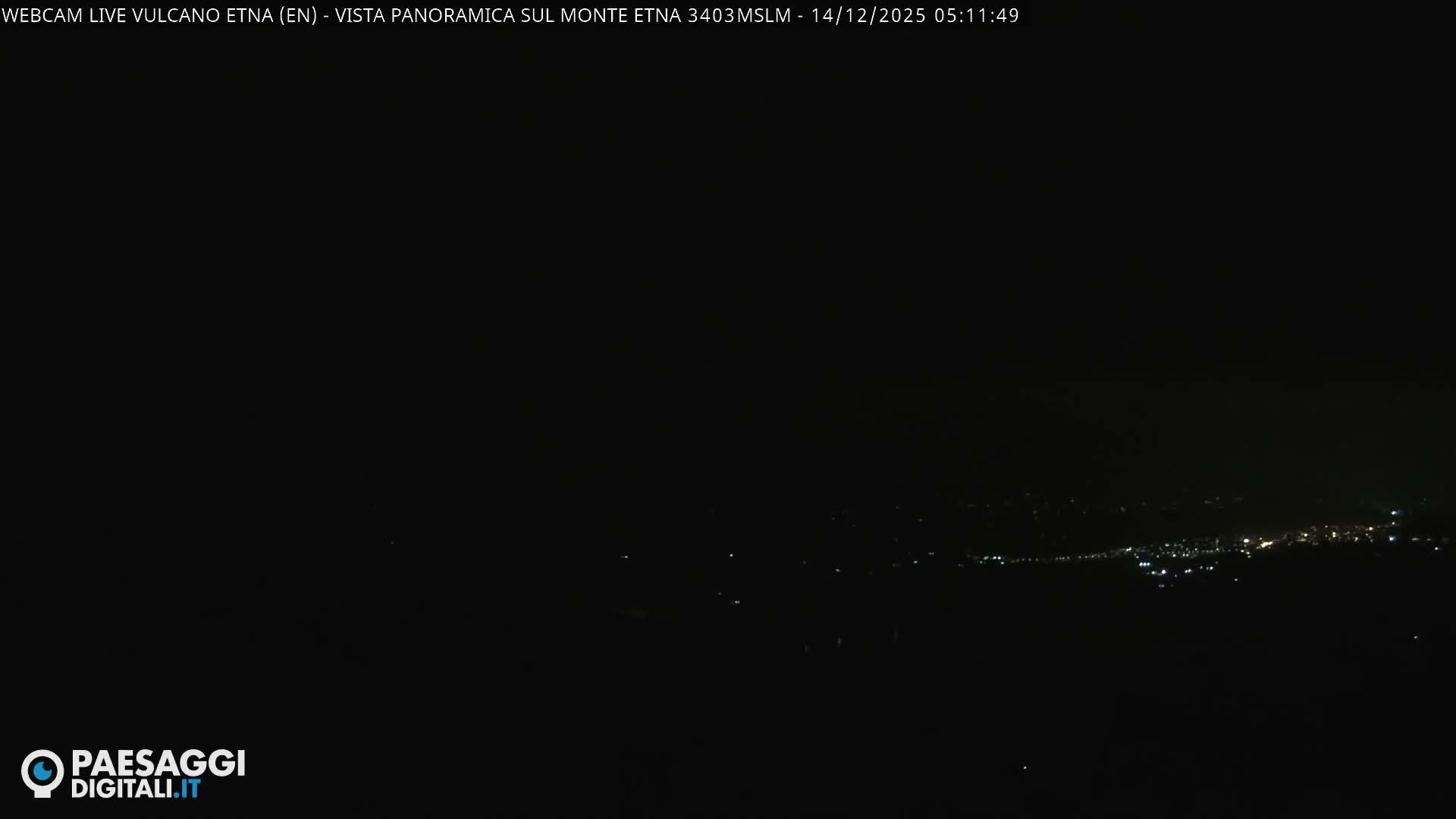 Etna Volcano , Monte Etna  & Agira City View Live Cam - Enna, Scily, Italy