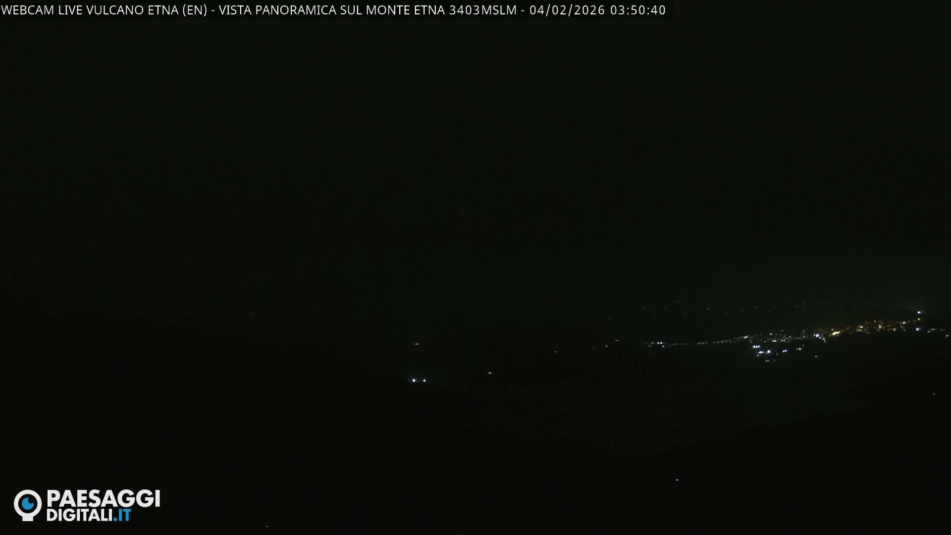 Etna Volcano , Monte Etna  & Agira City View Live Cam - Enna, Scily, Italy