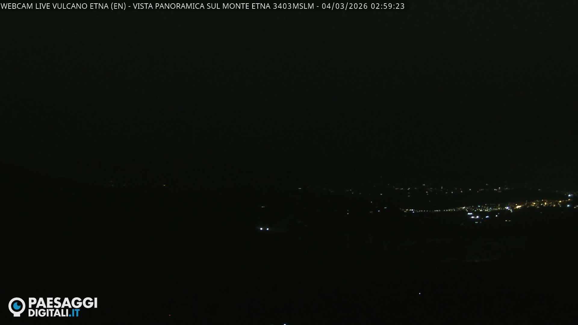 Etna Volcano , Monte Etna  & Agira City View Live Cam - Enna, Scily, Italy