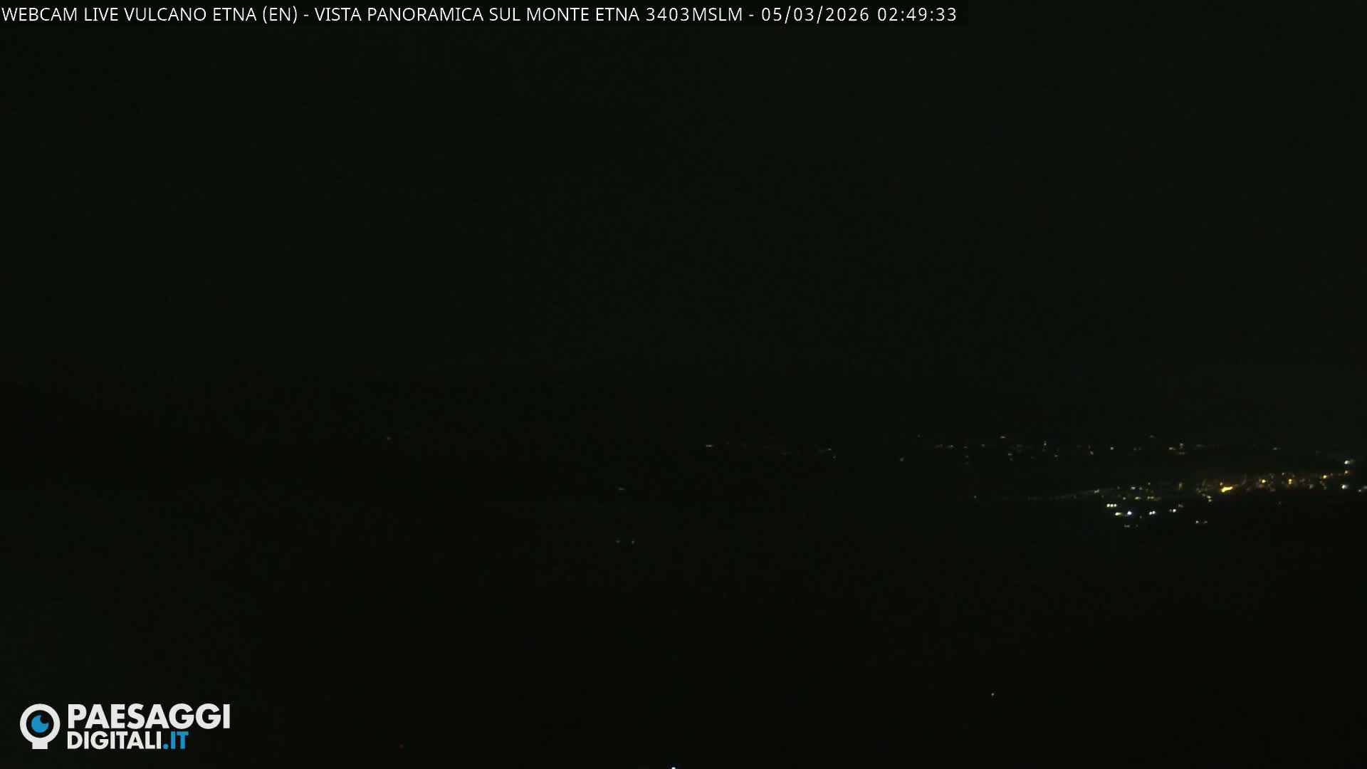 Etna Volcano , Monte Etna  & Agira City View Live Cam - Enna, Scily, Italy