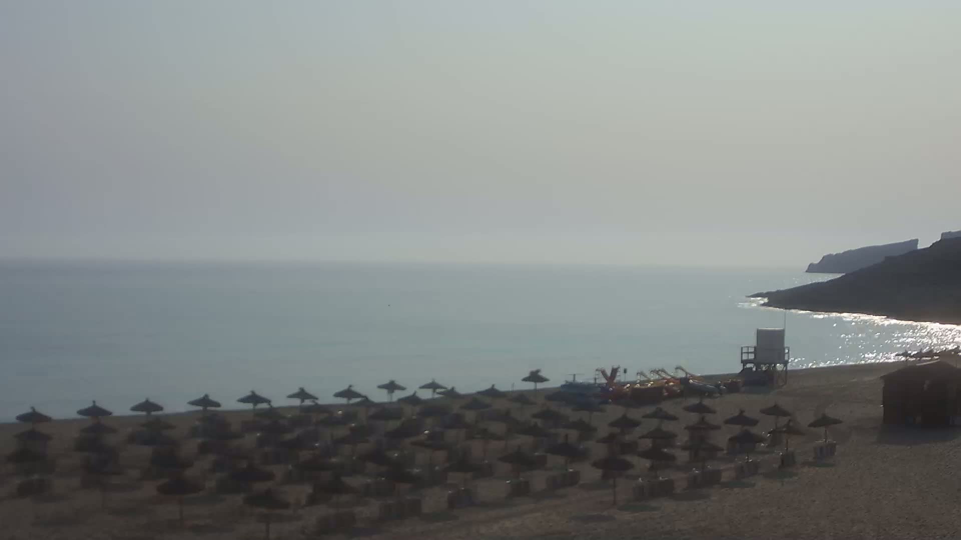 (Playa)Platja de sa Cala Mesquida Beach Live Cam - Levante, Mallorca, Islas Baleares (Balearic Islands), Spain