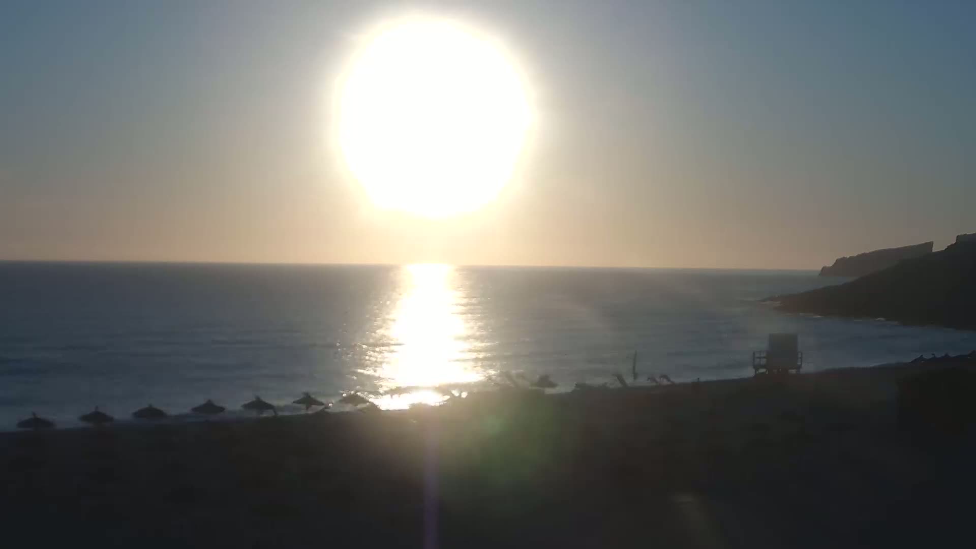 (Playa)Platja de sa Cala Mesquida Beach Live Cam - Levante, Mallorca, Islas Baleares (Balearic Islands), Spain