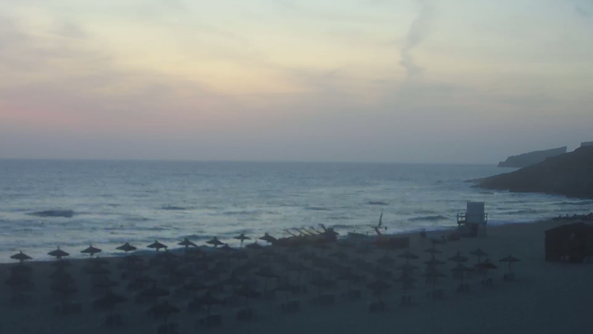 (Playa)Platja de sa Cala Mesquida Beach Live Cam - Levante, Mallorca, Islas Baleares (Balearic Islands), Spain