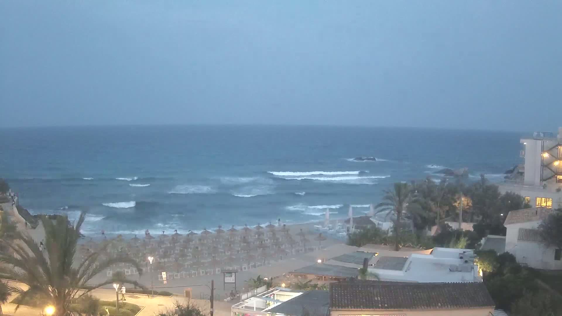 (Playa) Platja de Son Moll Beach Live Cam - Levante, Mallorca, Islas Baleares (Balearic Islands), Spain