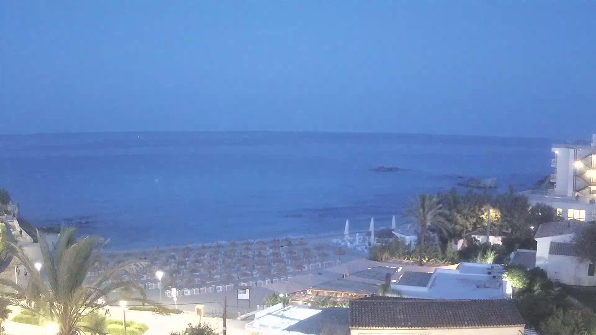 (Playa) Platja de Son Moll Beach Live Cam - Levante, Mallorca, Islas Baleares (Balearic Islands), Spain