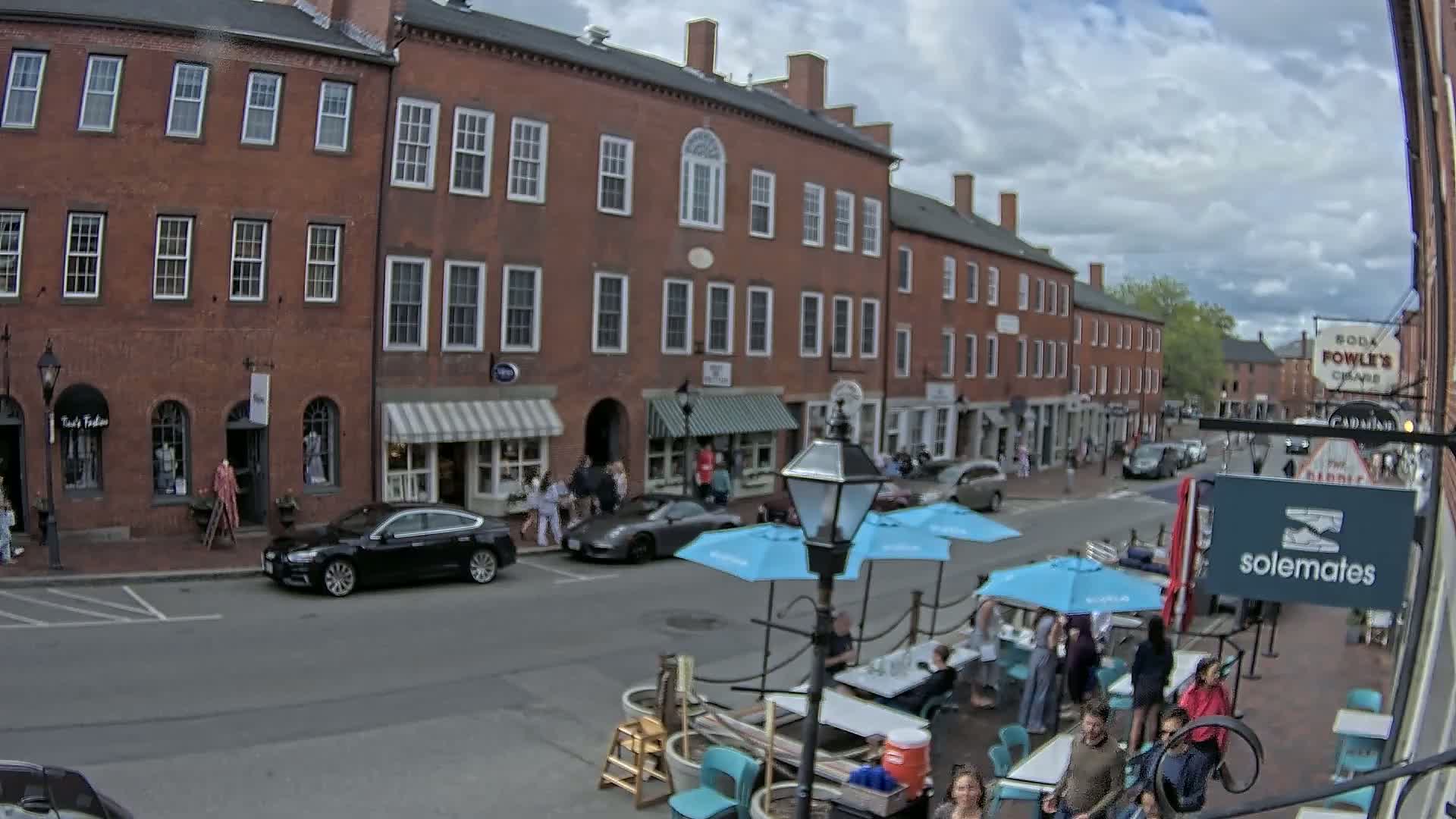 Newburyport, State Street North View Live Cam - Newburyport, Essex, Massachusetts, USA