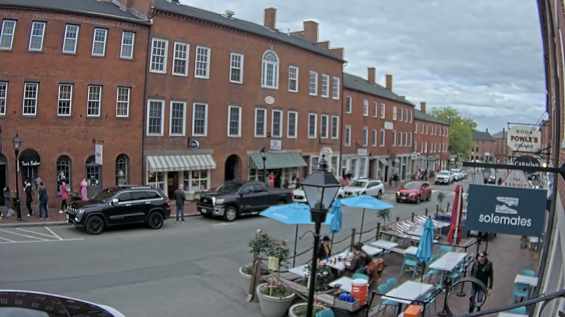 Newburyport, State Street North View Live Cam - Newburyport, Essex, Massachusetts, USA