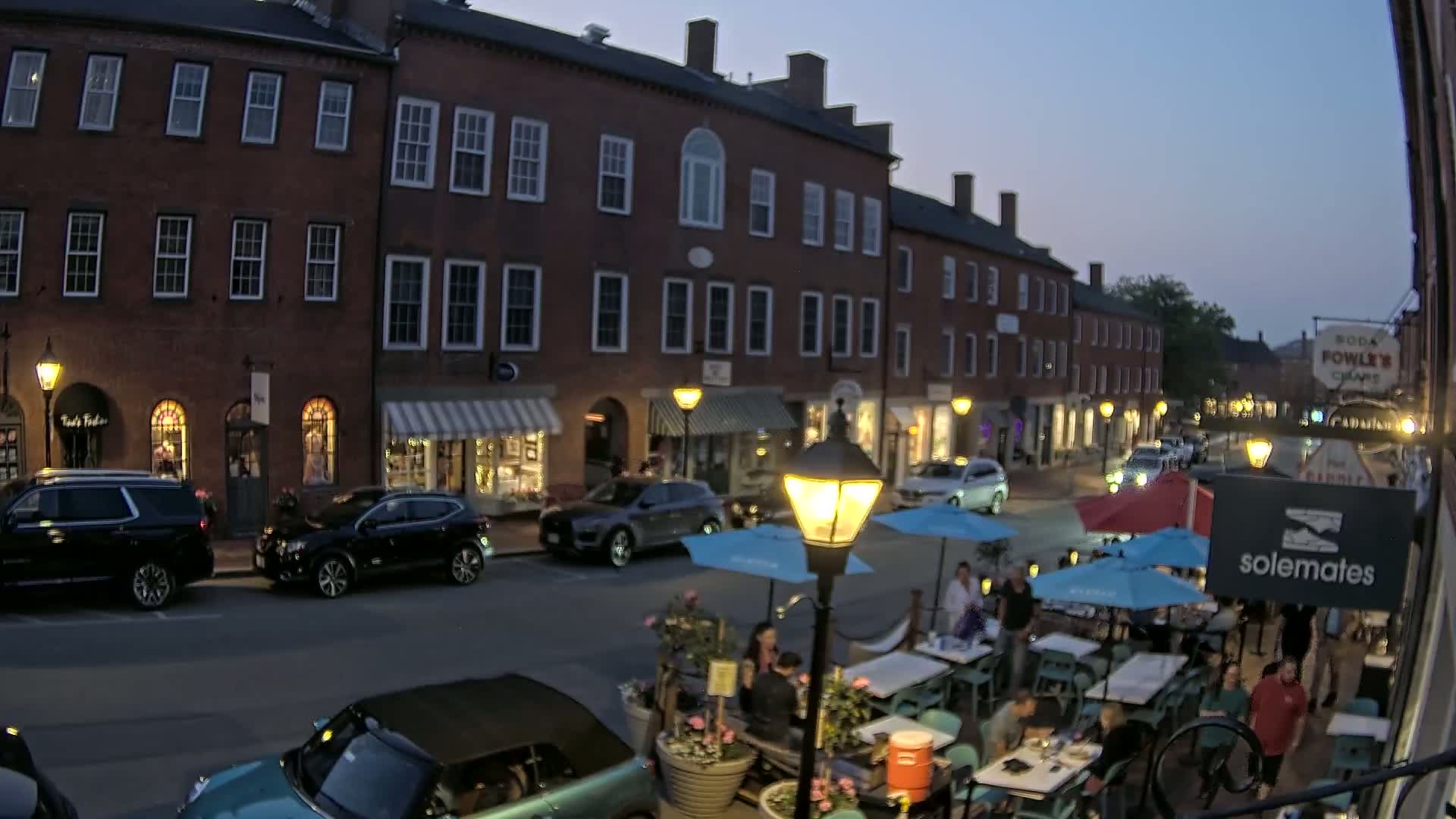 Newburyport, State Street North View Live Cam - Newburyport, Essex, Massachusetts, USA