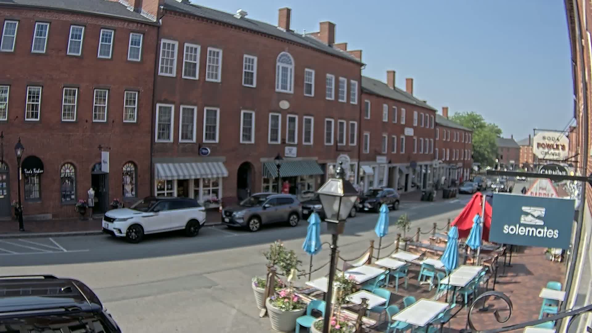 Newburyport, State Street North View Live Cam - Newburyport, Essex, Massachusetts, USA