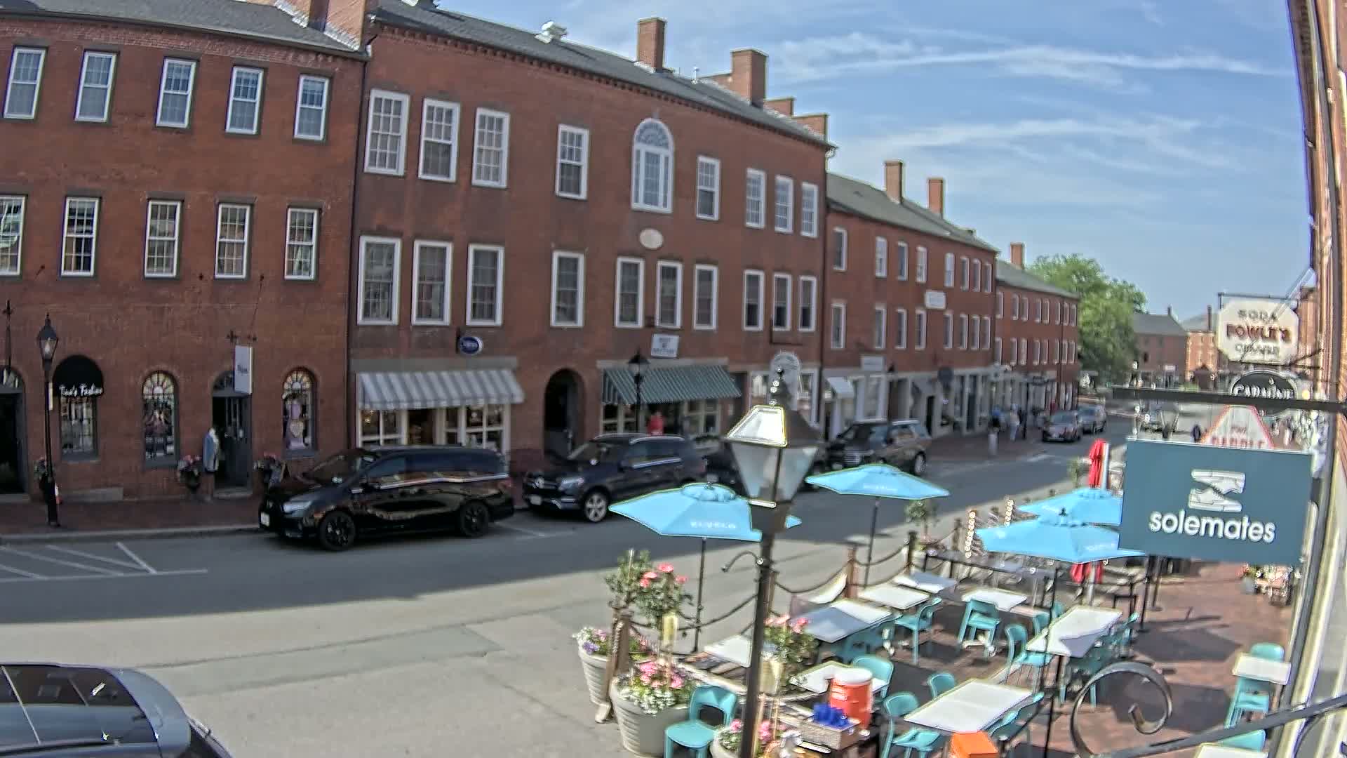Newburyport, State Street North View Live Cam - Newburyport, Essex, Massachusetts, USA