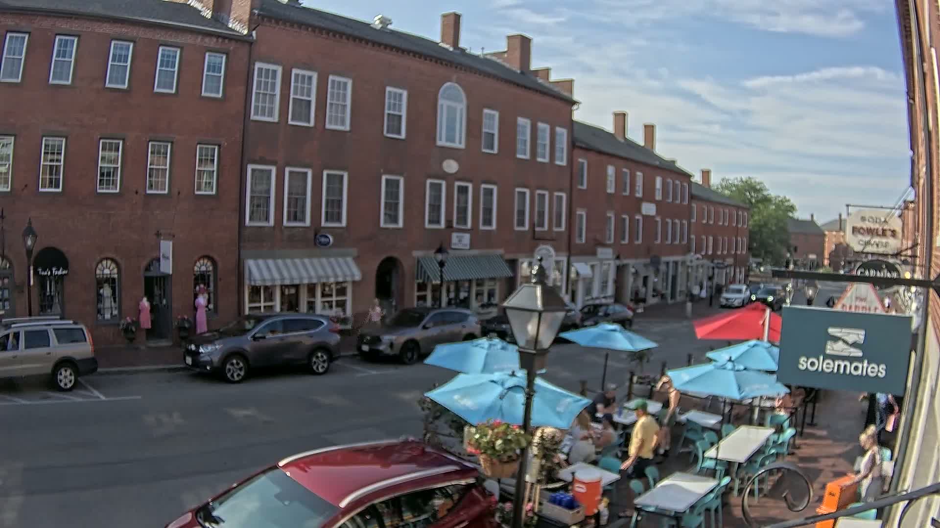 Newburyport, State Street North View Live Cam - Newburyport, Essex, Massachusetts, USA