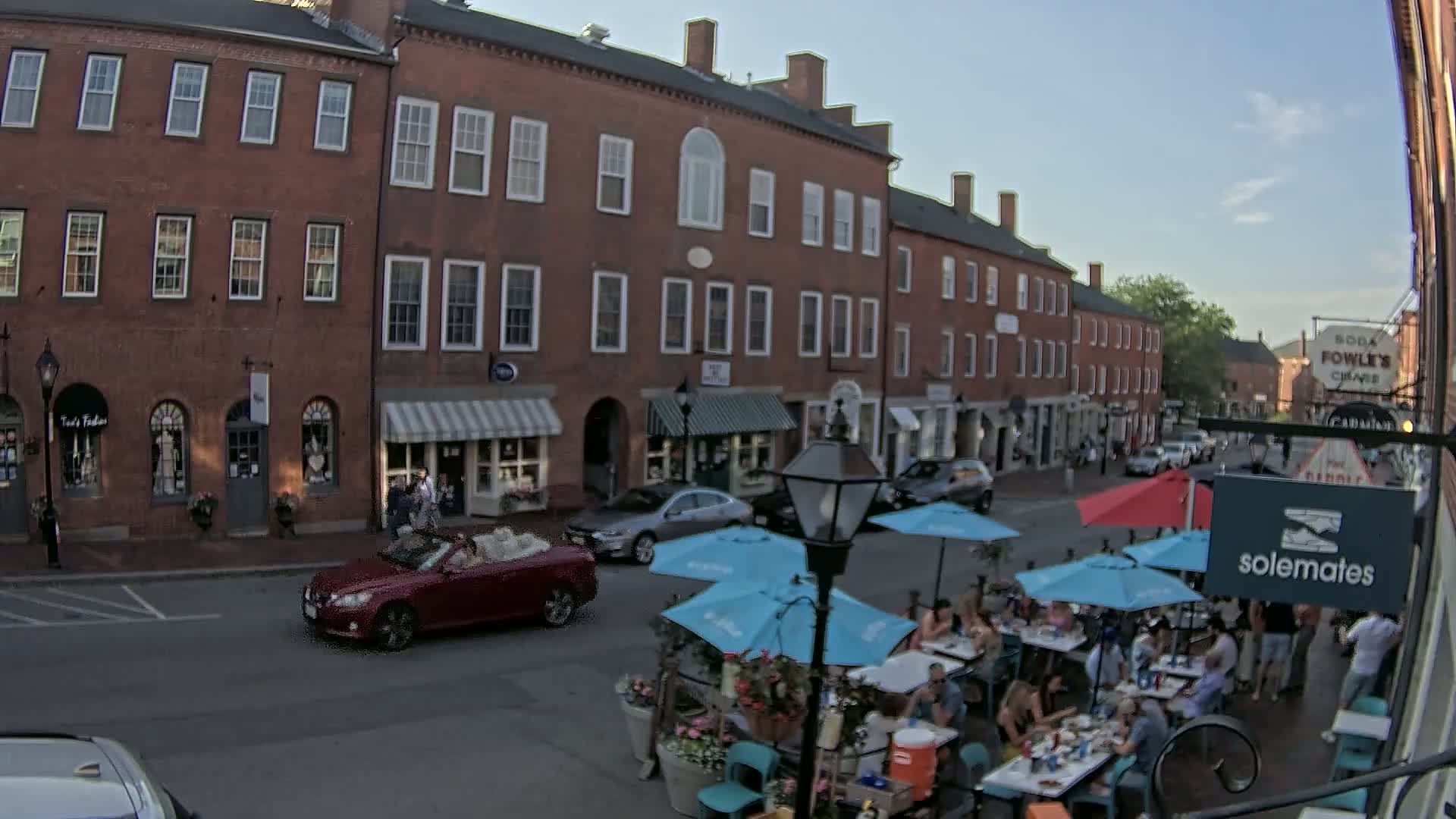 Newburyport, State Street North View Live Cam - Newburyport, Essex, Massachusetts, USA