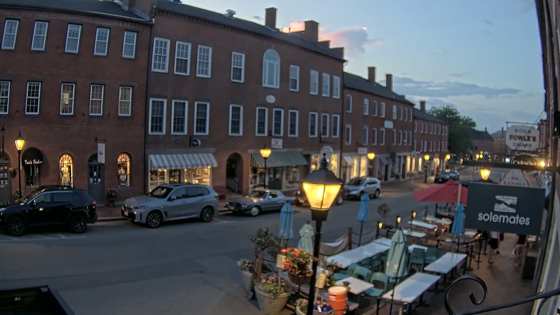 Newburyport, State Street North View Live Cam - Newburyport, Essex, Massachusetts, USA